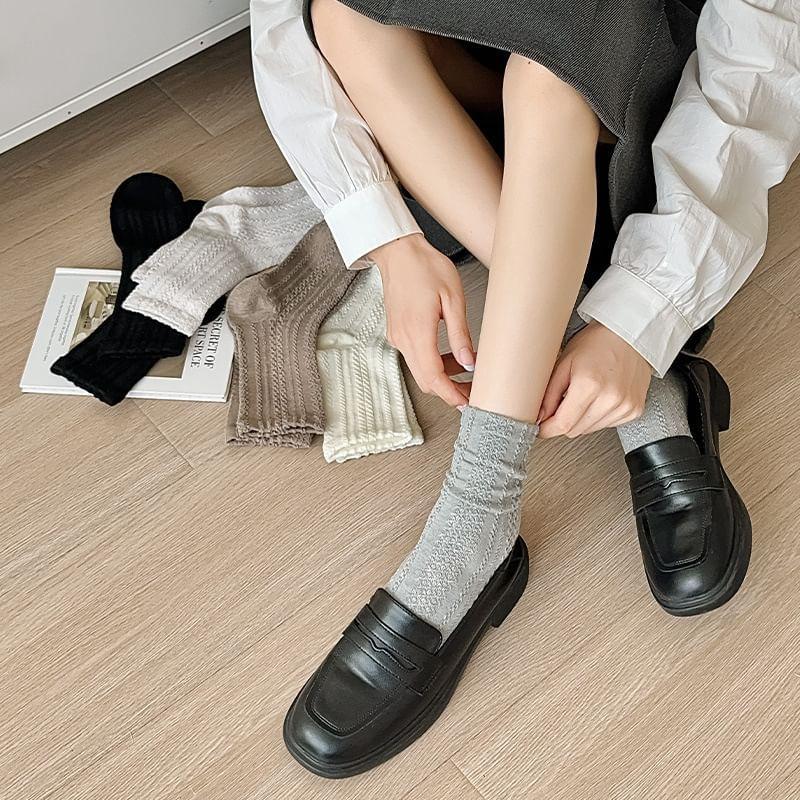 Plain Crew Socks Product Image