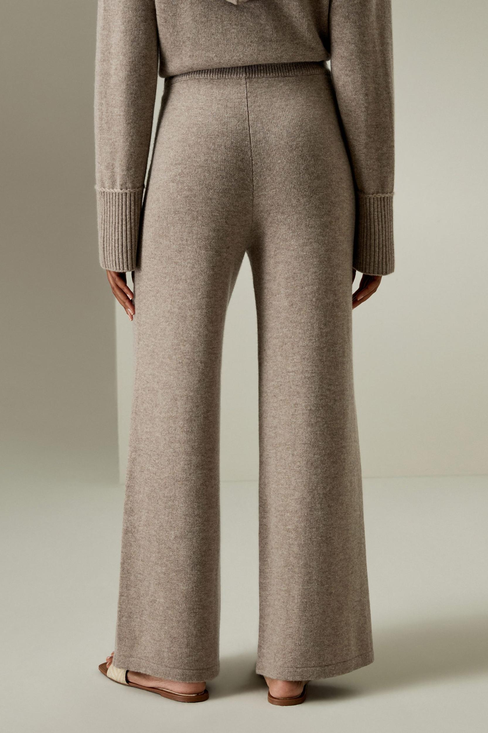 Merino Wool Jersey Wide-Leg Pants Product Image
