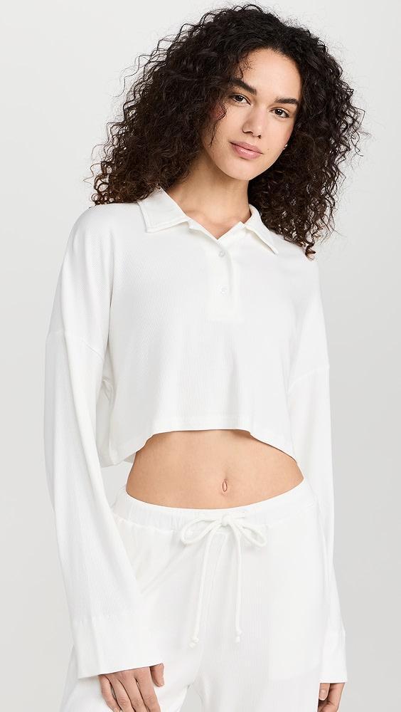 Riot Swim Rory Oversized Crop Top | Shopbop Product Image