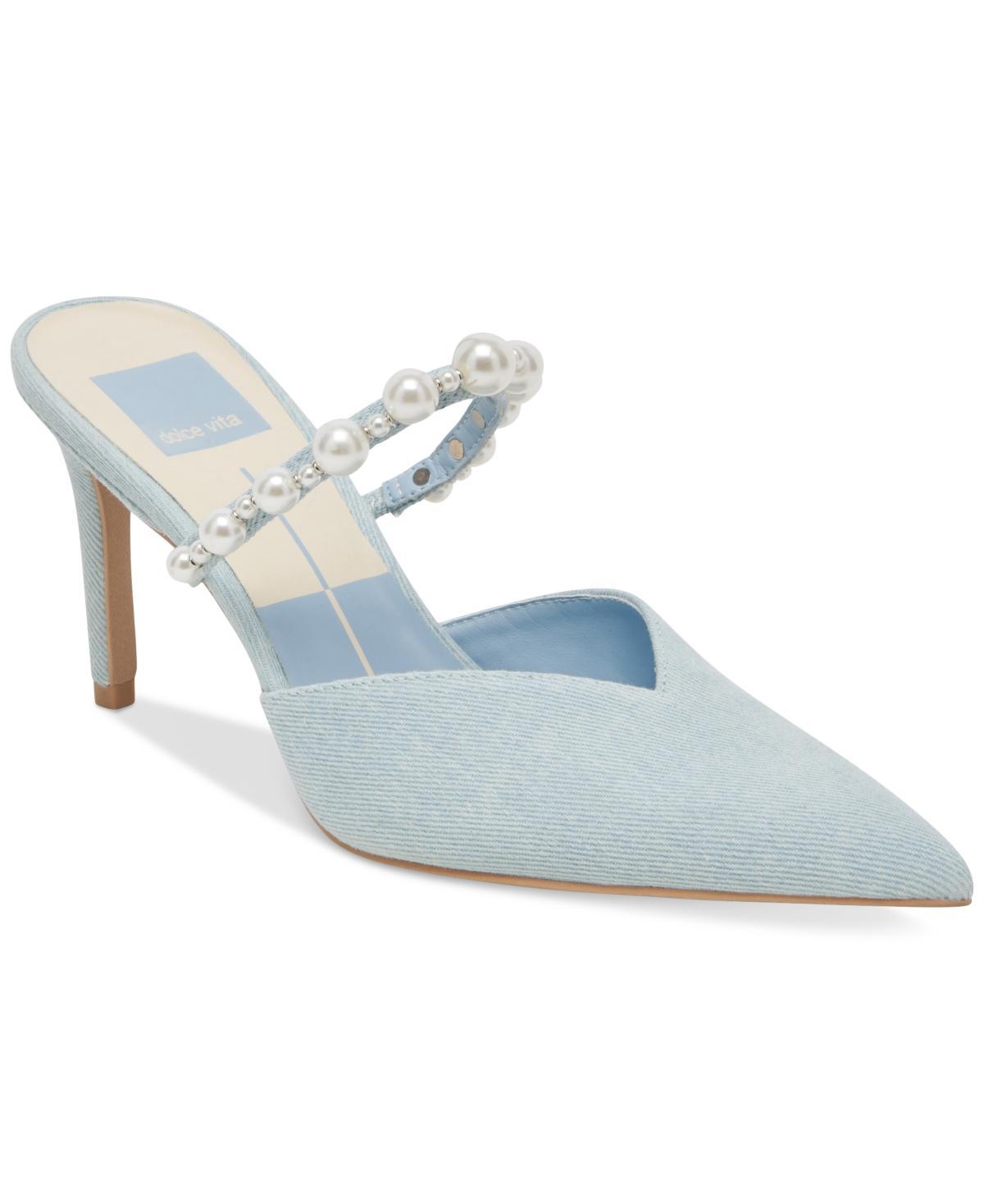 Dolce Vita Womens Kanika Pointed Toe Embellished Slip On High Heel Pumps Product Image