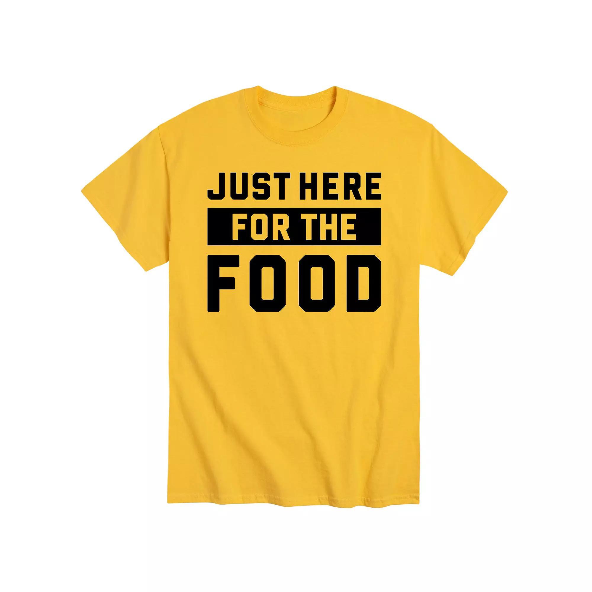 Mens Just Here For The Food Tee Product Image