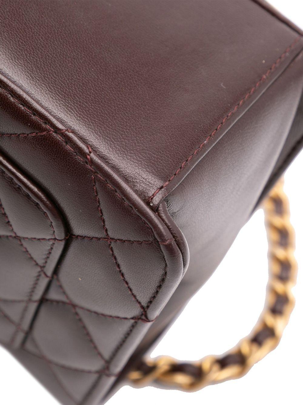 2021-2024 Mini Quilted Shiny Lambskin Single Flap crossbody bag Product Image
