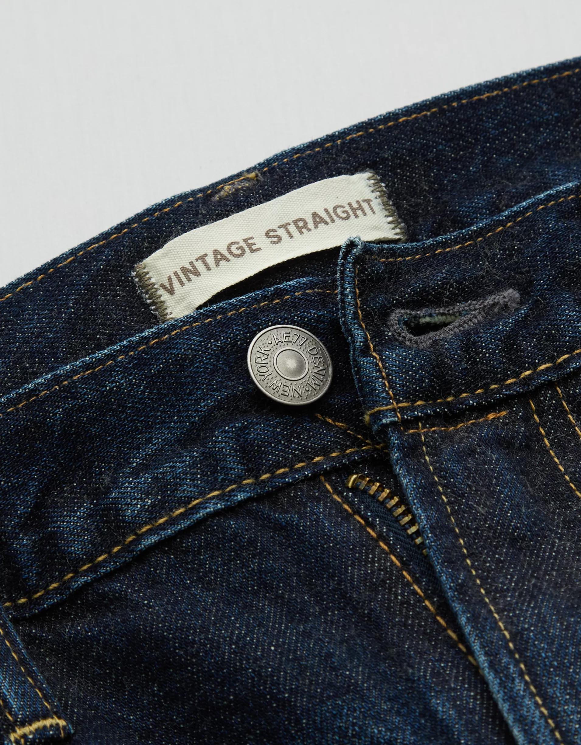 AE77 Premium Vintage Straight Jean Product Image