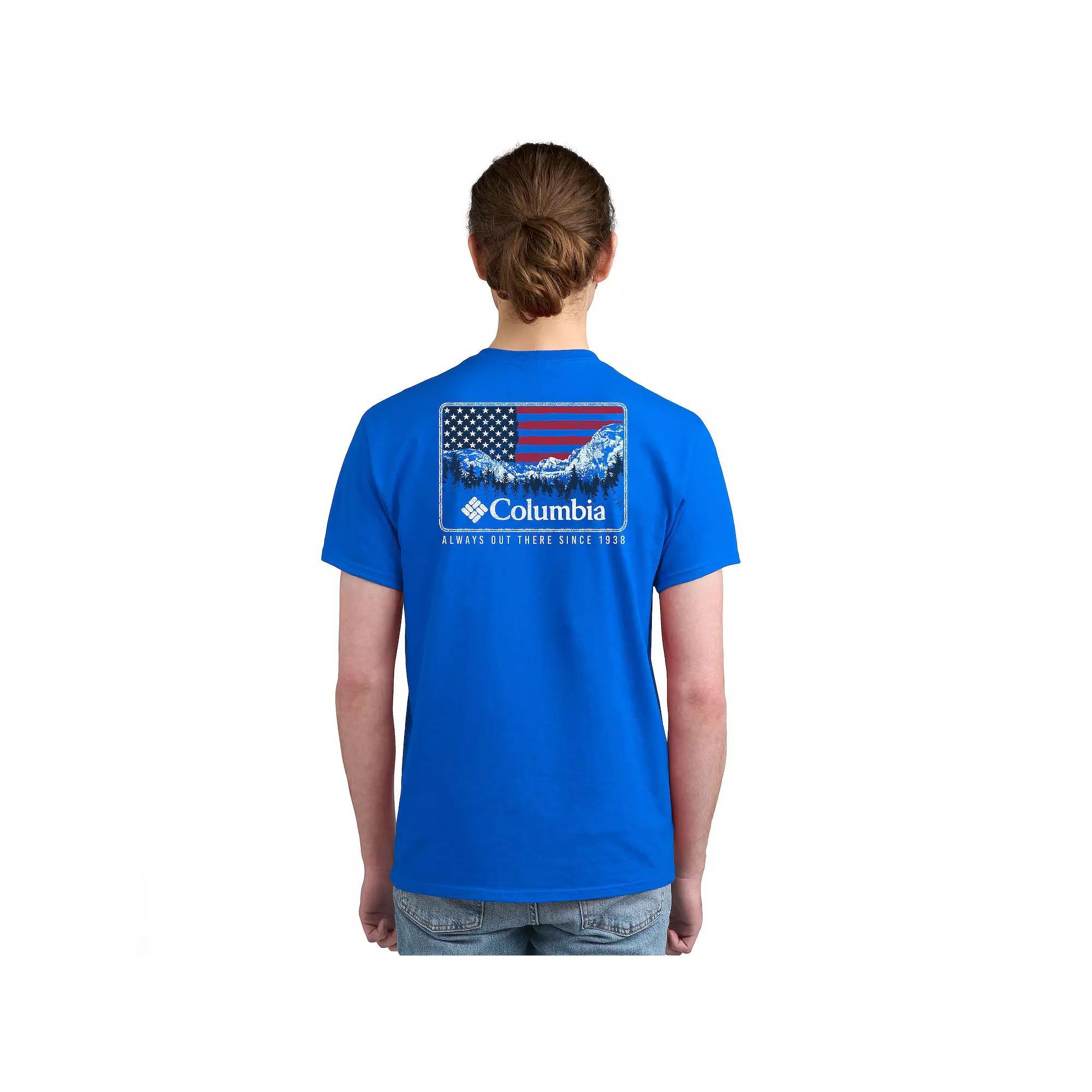 Mens Columbia Short Sleeve Graphic Tee Product Image