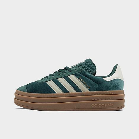Womens adidas Gazelle Bold Athletic Shoe - Clear Sky / Cream White / Gold Metallic / Gum Product Image