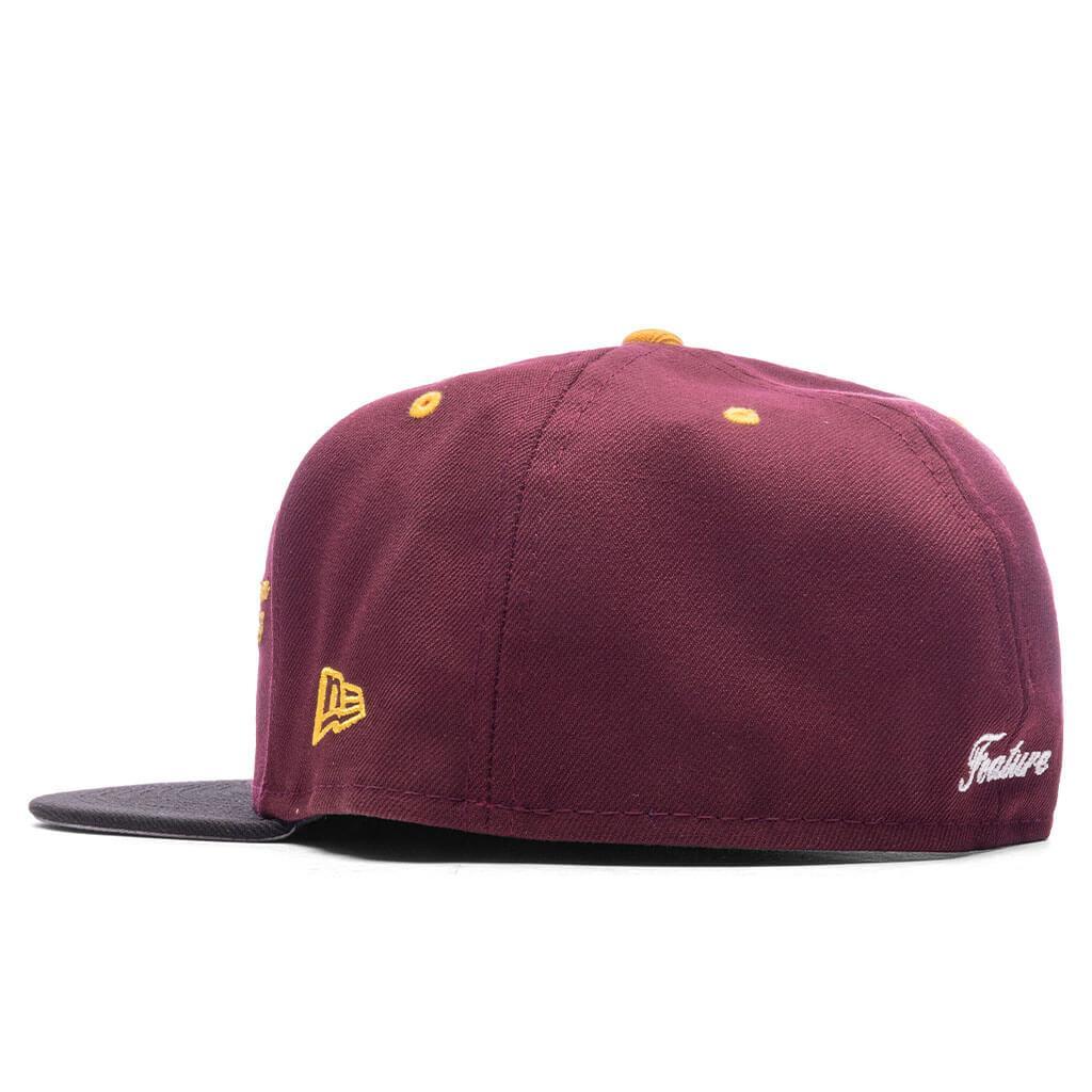 Feature x New Era AZ 59FIFTY Fitted - Maroon/Black Male Product Image