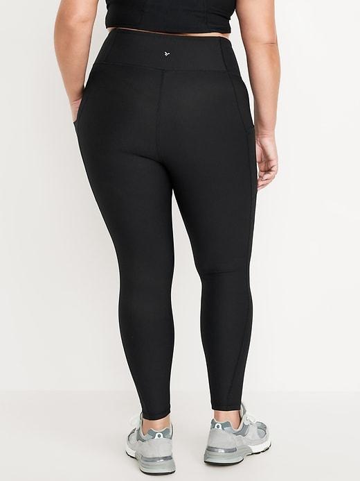 High-Waisted PowerSoft Rib Leggings Product Image