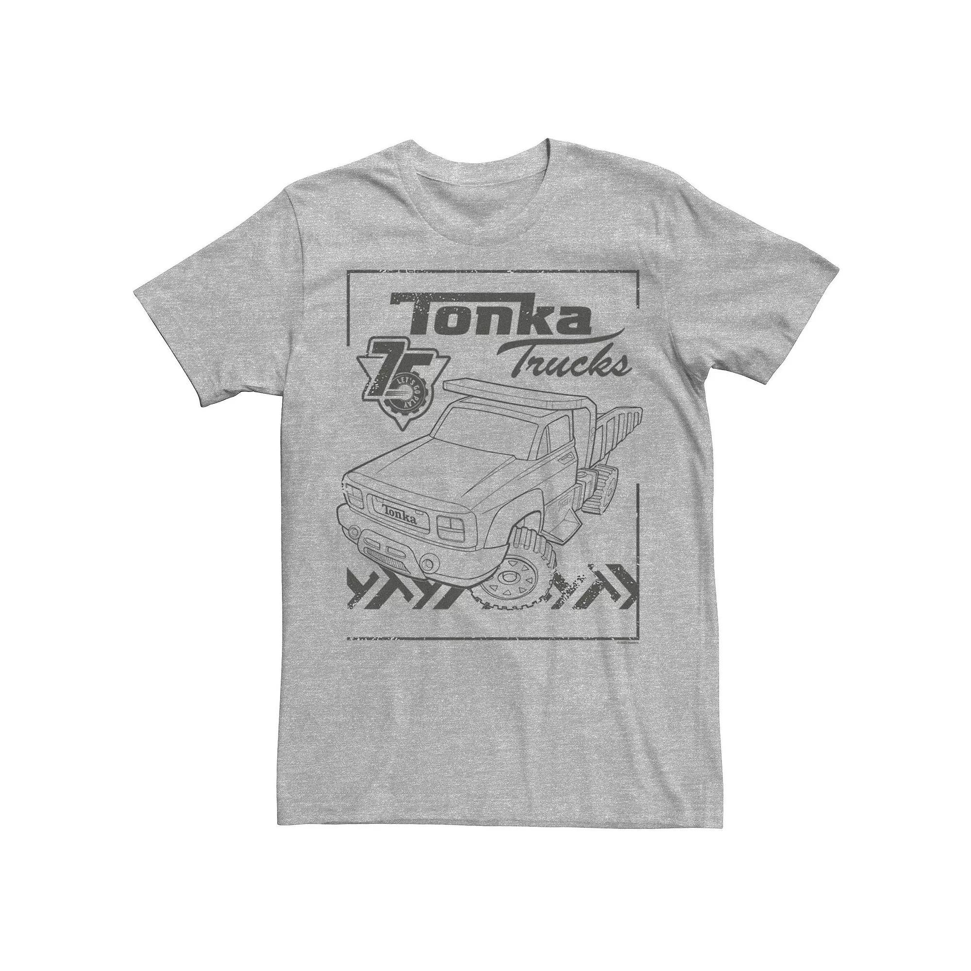 Men's Hasbro Tonka Truck Draw Graphic Tee, Size: XXL, Athletic Grey Product Image