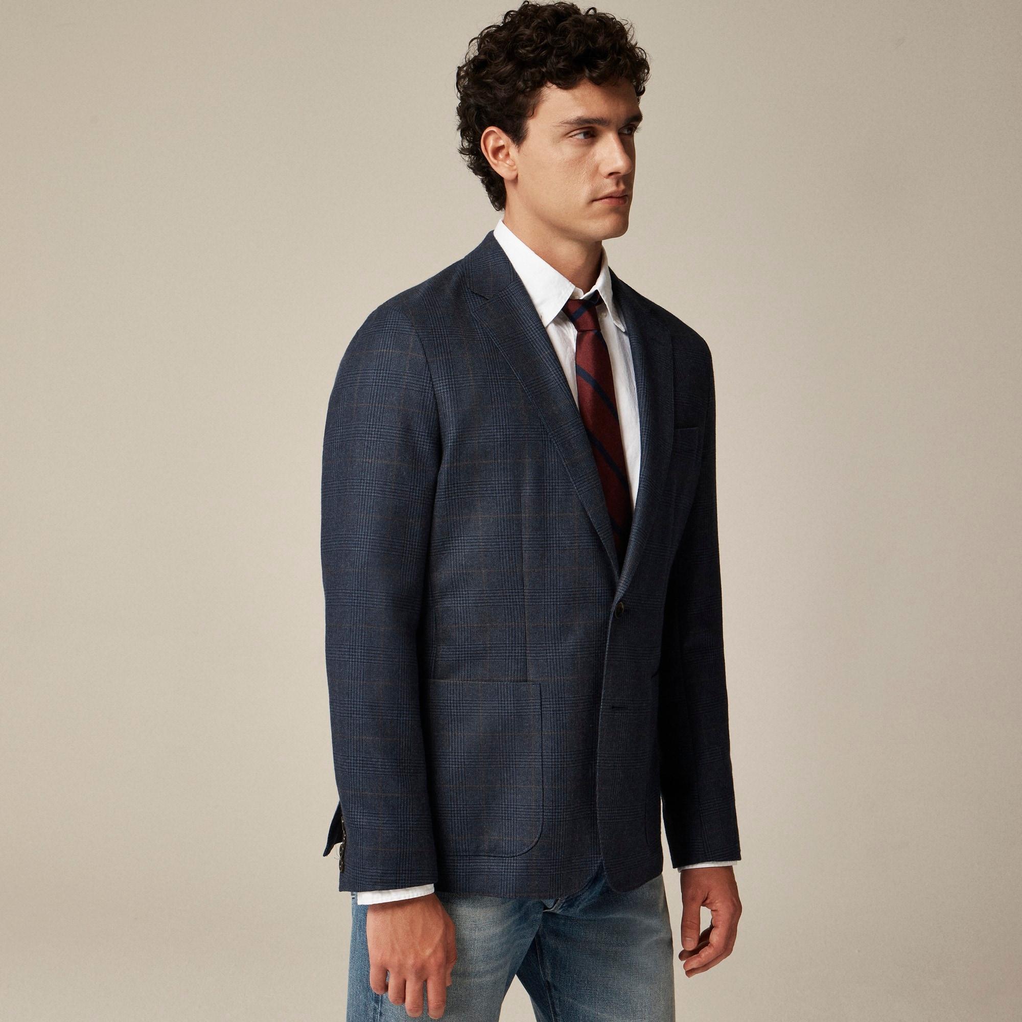 Ludlow Slim-fit blazer in English cotton-wool blend Product Image