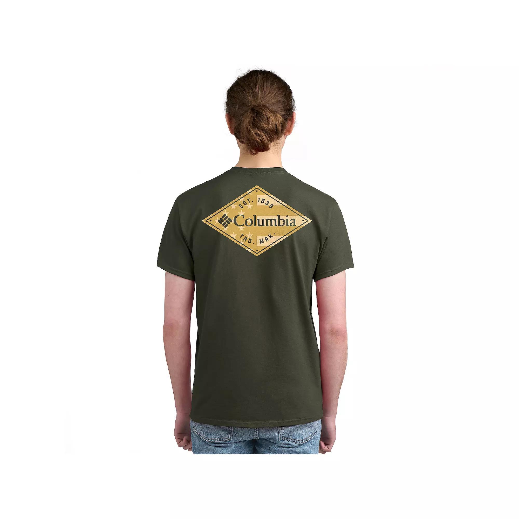 Mens Columbia Short Sleeve Graphic Tee Product Image