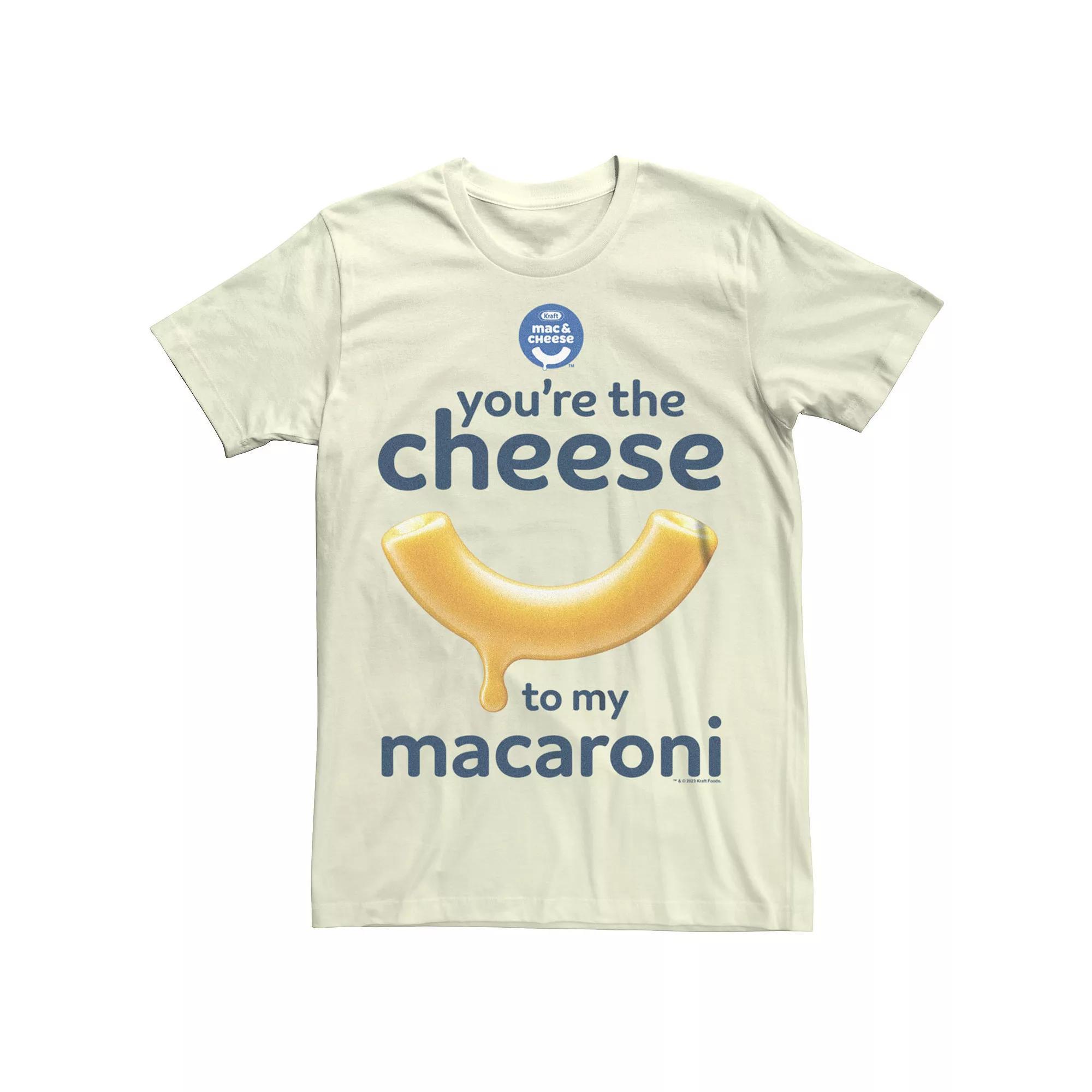 Men's Kraft Mac & Cheese You're The Cheese To My Macaroni Graphic Tee, Size: Large, Natural Product Image