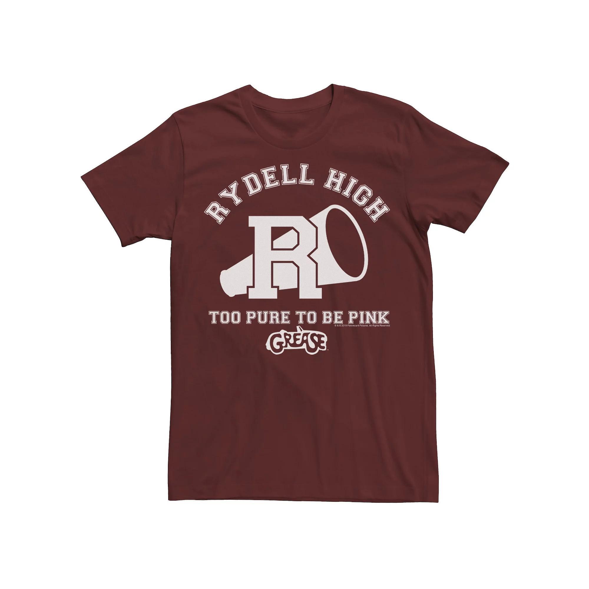 Men's Grease Rydell High Too Pure To Be Pink Tee, Size: Small, Red Product Image