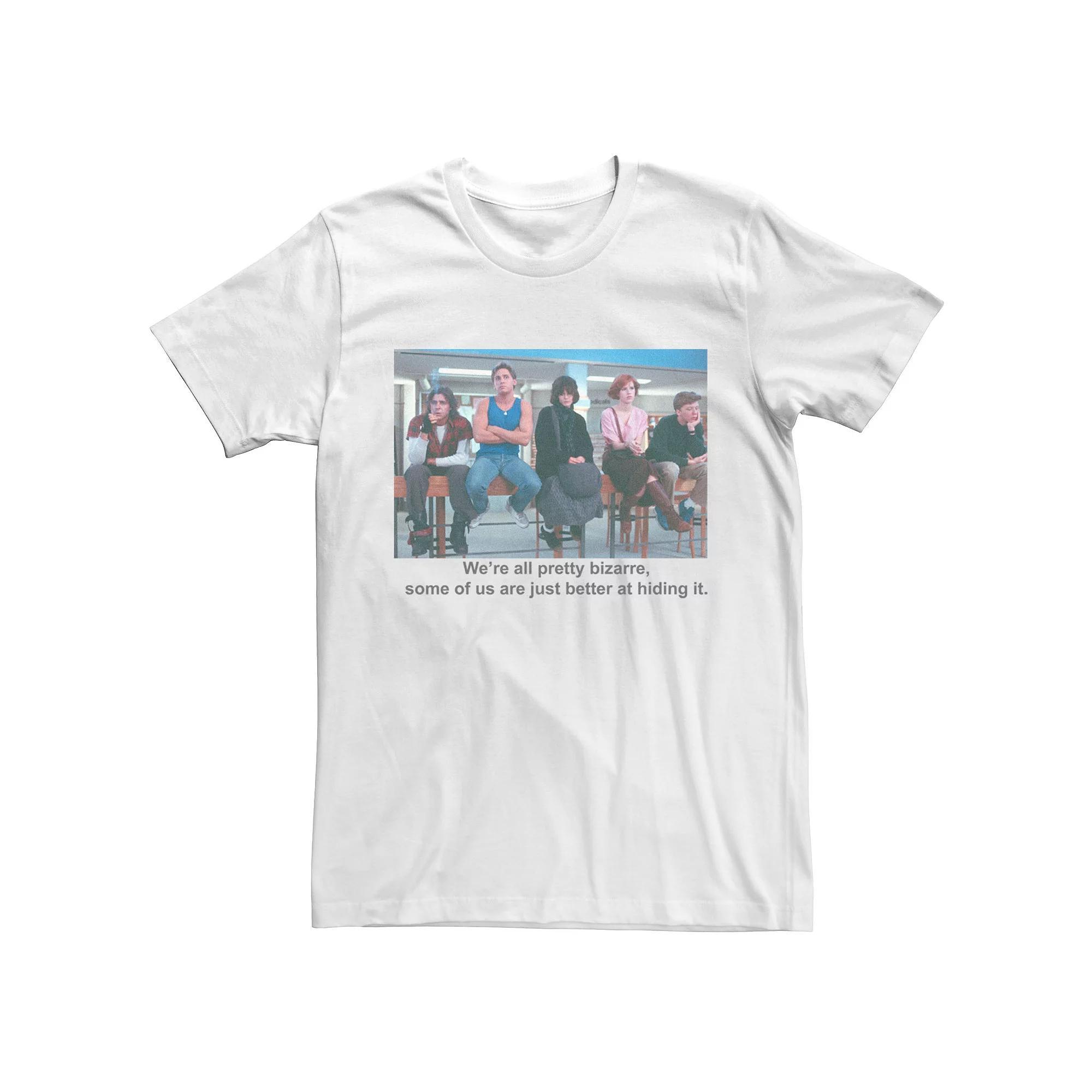 Men's Breakfast Club We're All Pretty Bizarre Graphic Tee, Size: Small, White Product Image