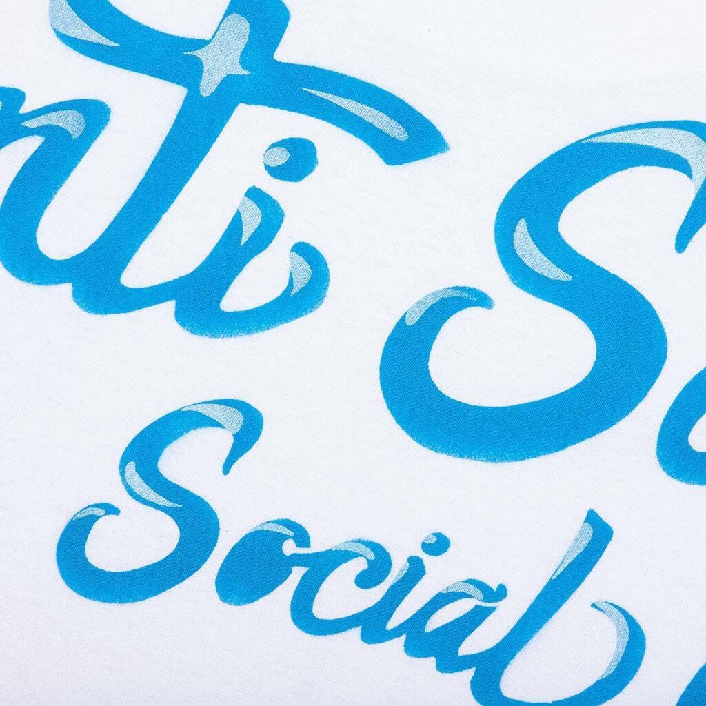 Airbrush Mind Games Tee - White Male Product Image