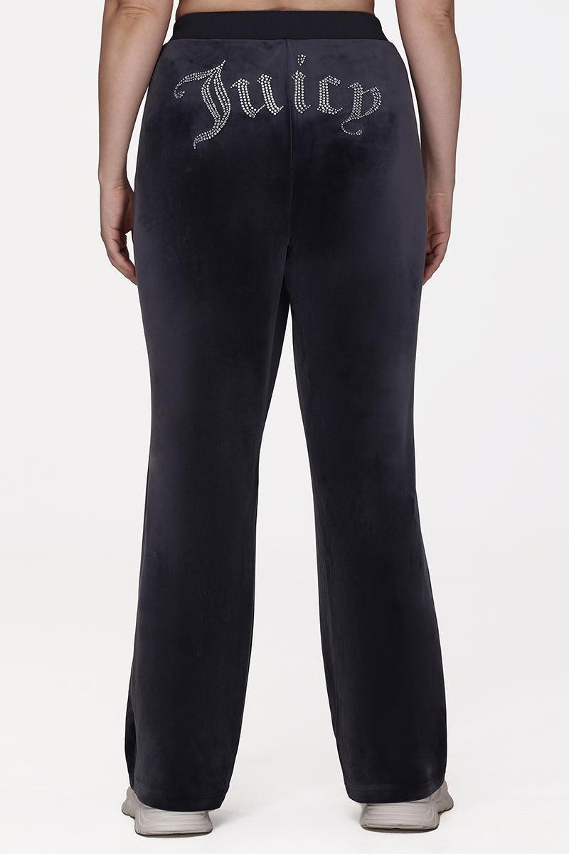 Plus-Size OG Big Bling Velour Track Pants Product Image