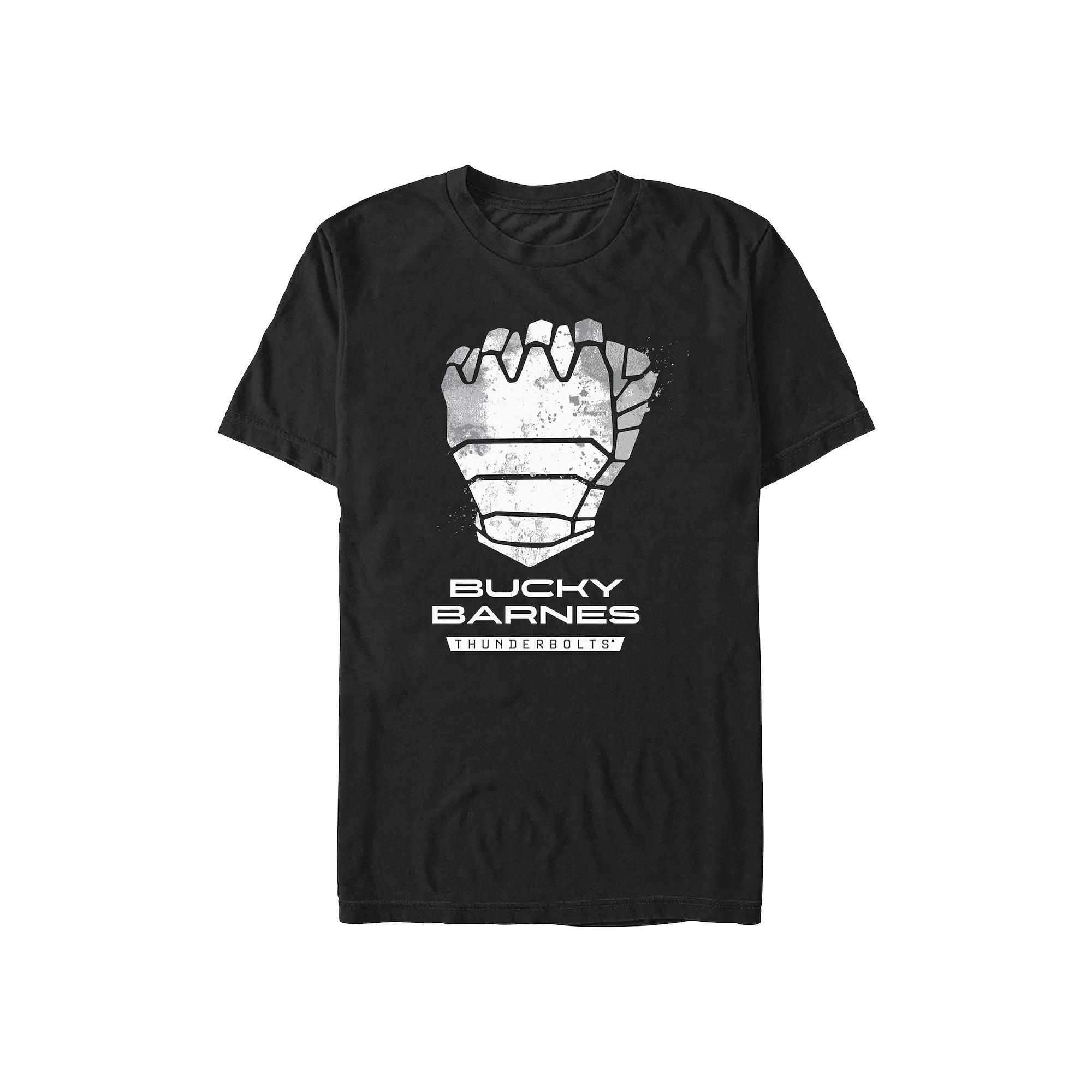 Big & Tall Marvel Thunderbolts Bucky Barnes Symbol Graphic Tee, Men's, Size: 4XL, Black Product Image