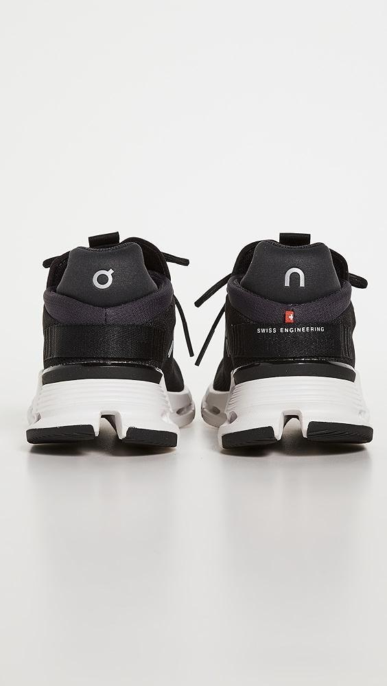 On Womens Cloudnova Low Top Running Sneakers Product Image
