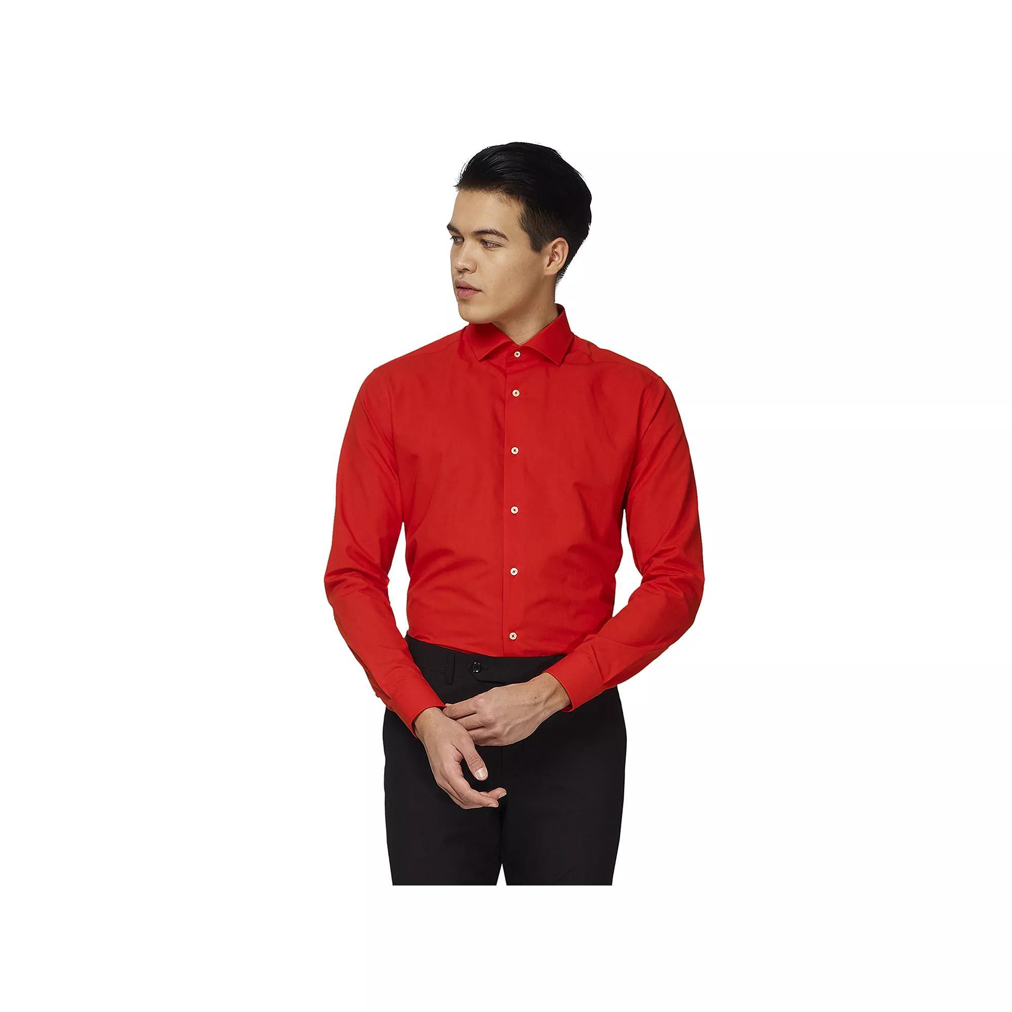 Men's OppoSuits Modern-Fit Dress Shirt, Size: Small, White Knight Product Image