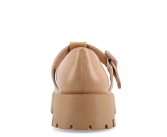 Journee Suvi Tru Comfort Foam Womens Mary Jane Flats Ivory Product Image