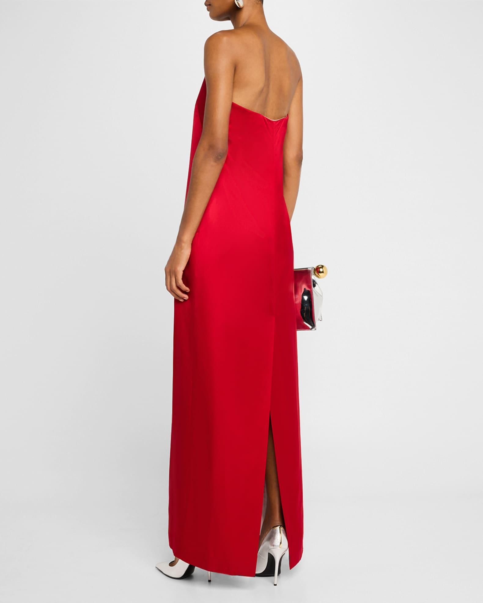 Ani Strapless Satin Gown Product Image