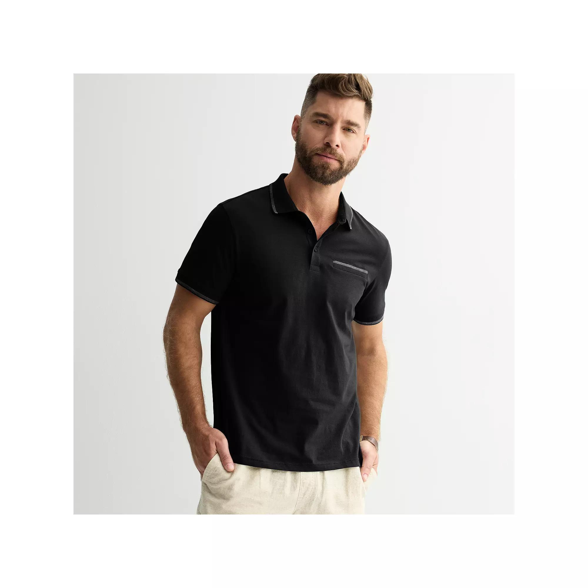 Mens Apt. 9 Short Sleeve Tipped Polo Product Image