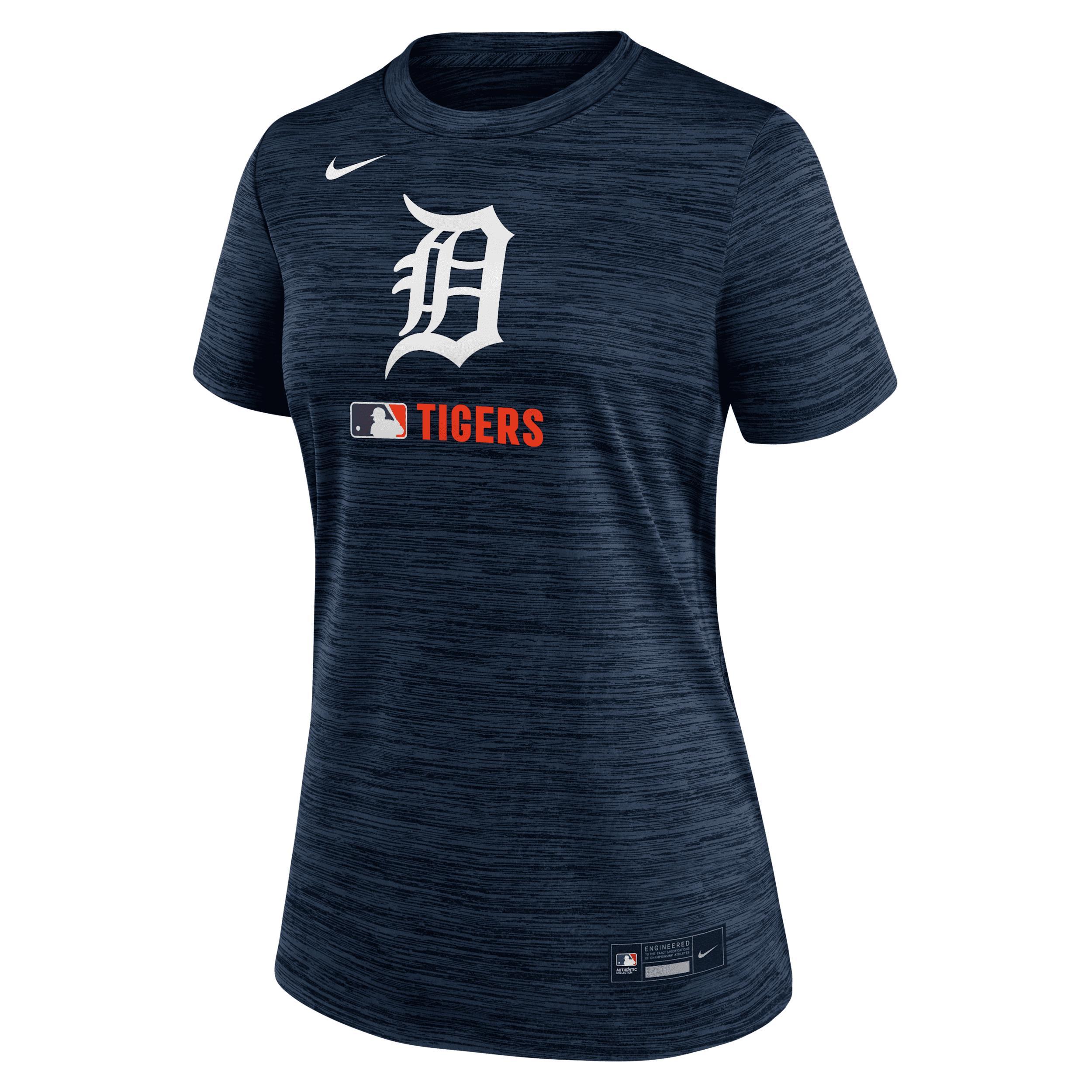 Cleveland Guardians Authentic Collection Velocity Nike Women's Dri-FIT MLB T-Shirt Product Image