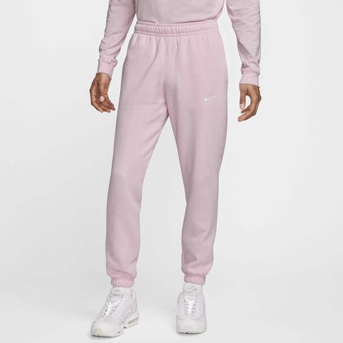 Nike Mens Nike Club Cuffed Pants - Mens Pink Foam/Pink Foam/White Product Image