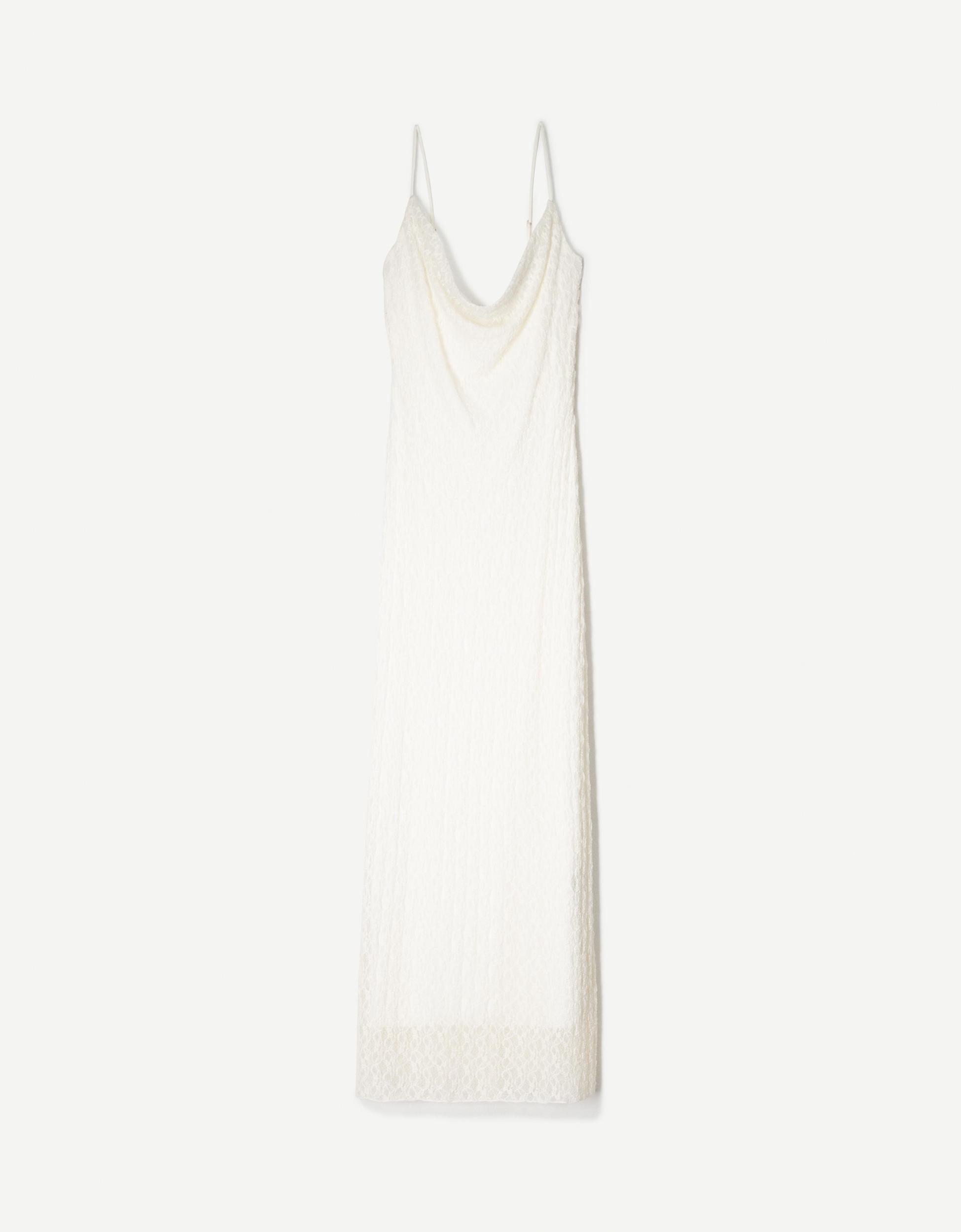Blonde lace midi dress Product Image