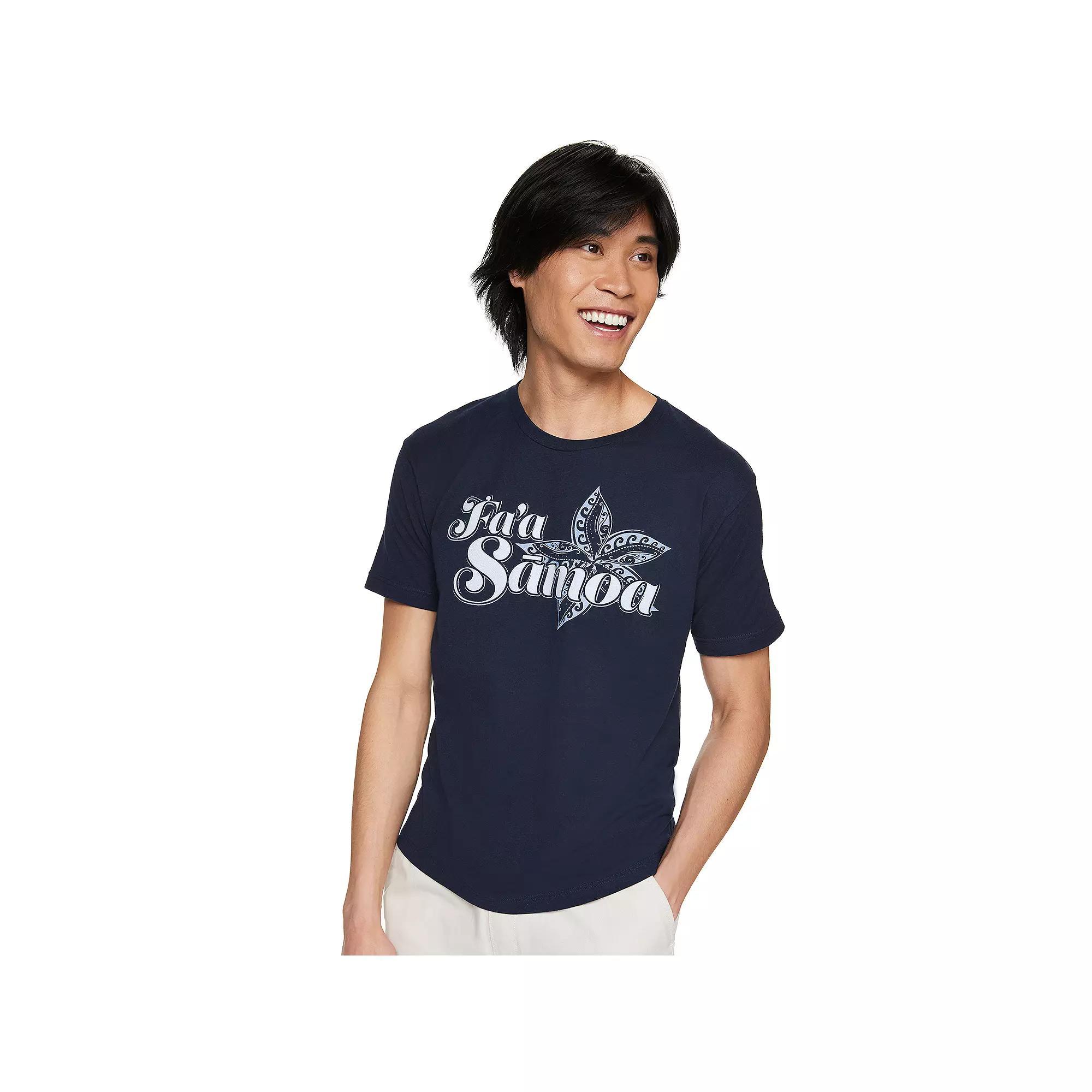 Men's The Samoan Way Country Pride Tee, Size: Large, Blue Product Image