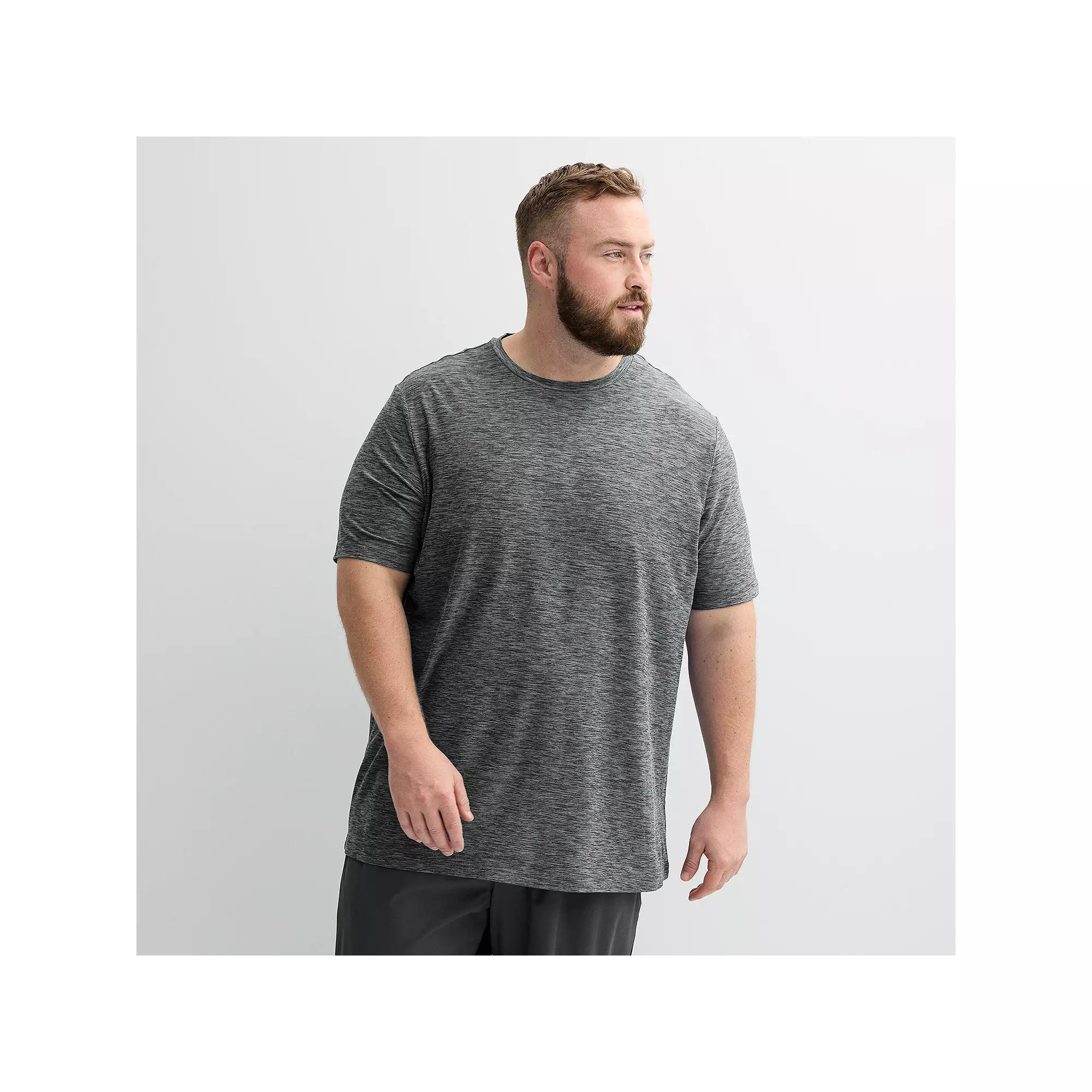 Big & Tall FLX Luxury Soft Wander Tee, Men's, Size: Medium Tall, Black Grey Product Image