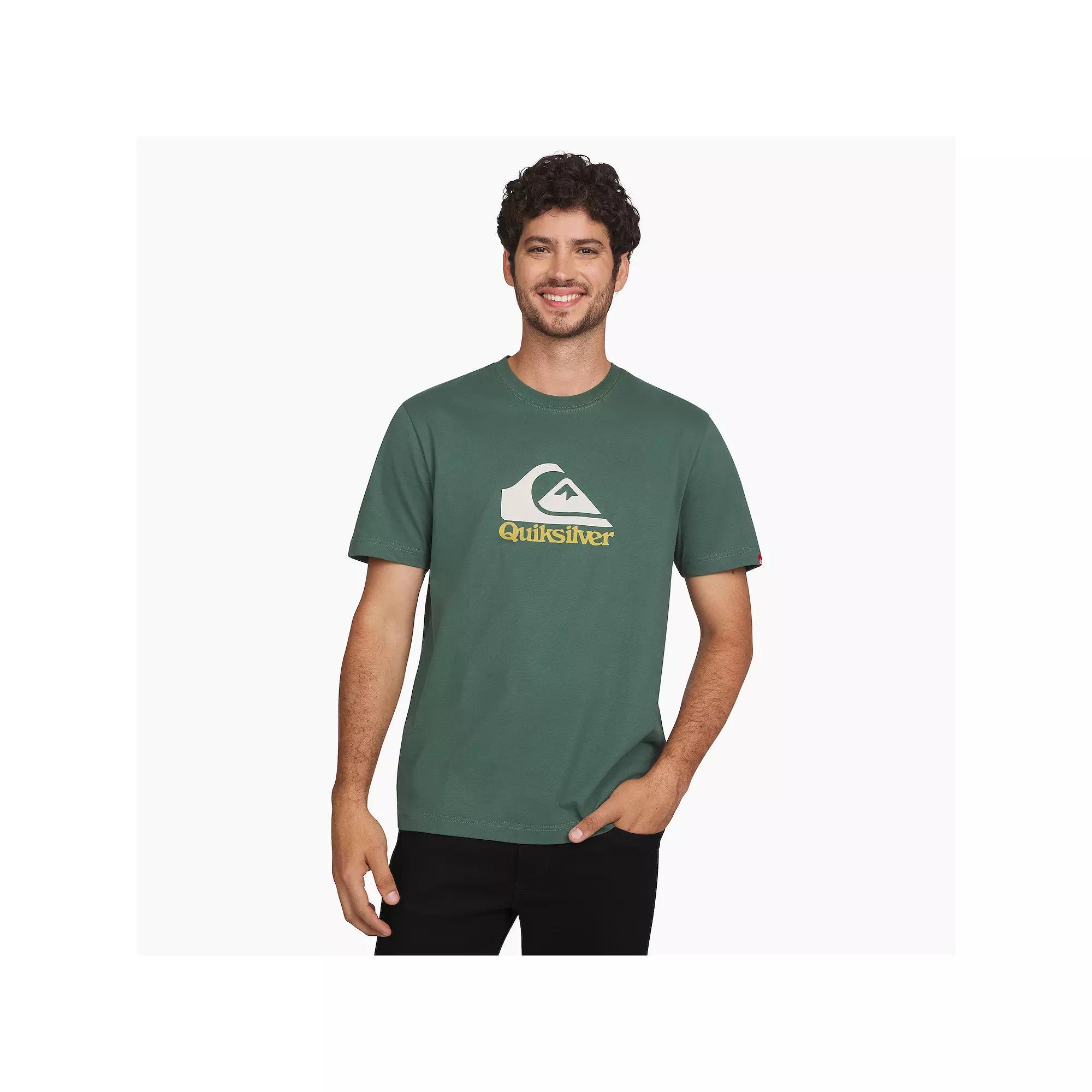 Men's Quiksilver Short Sleeve Graphic Tee, Size: XXL, Blue Shadow Product Image