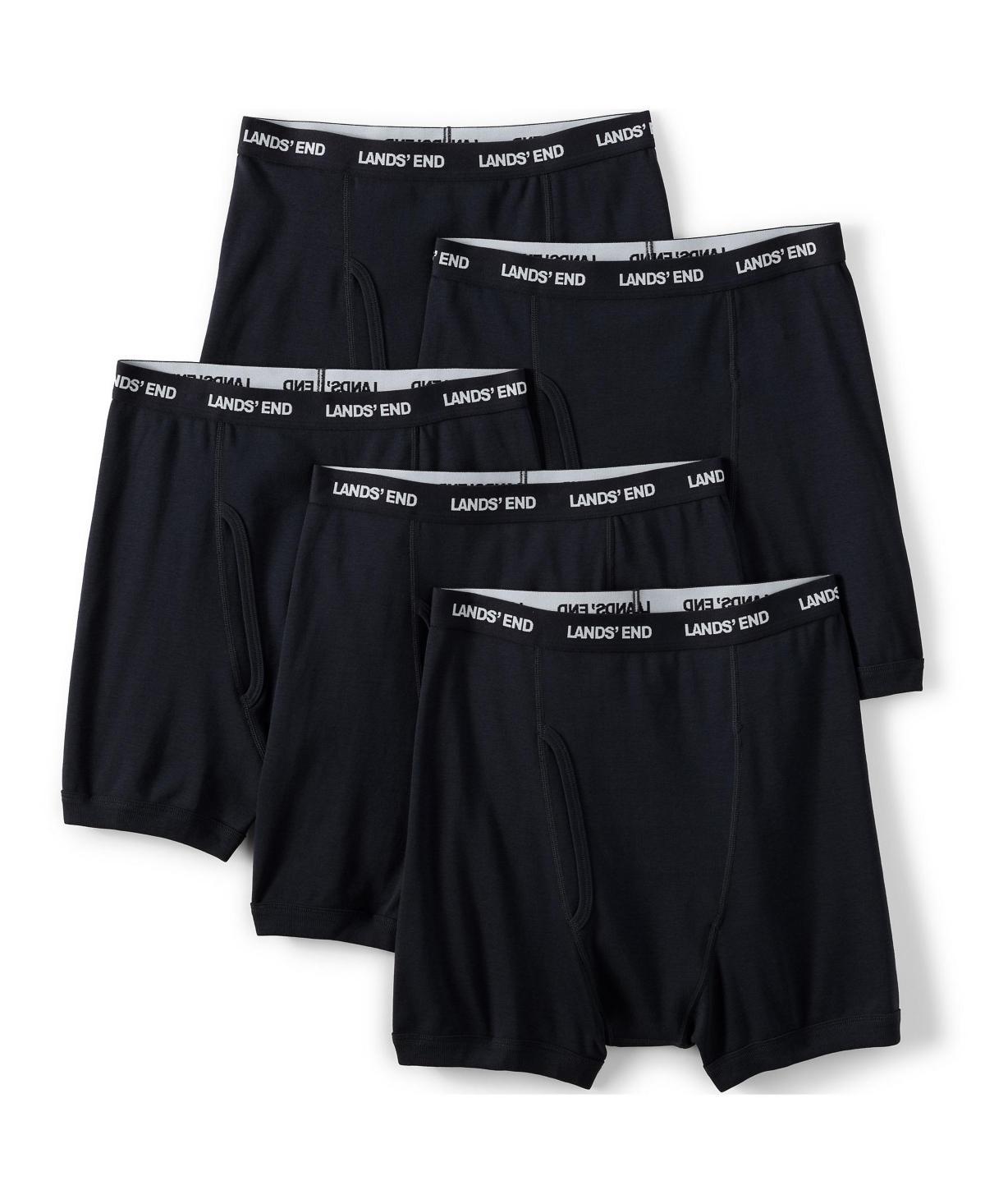 Lands End Mens Knit Boxer 5 Pack Product Image