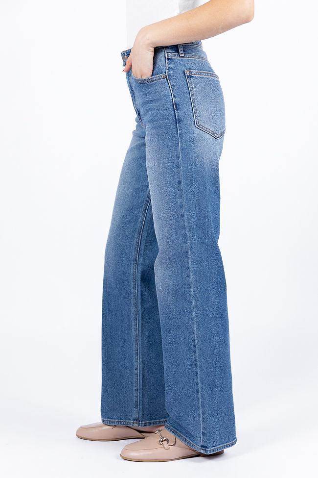 Cosette Medium Wash Relaxed Jeans Product Image
