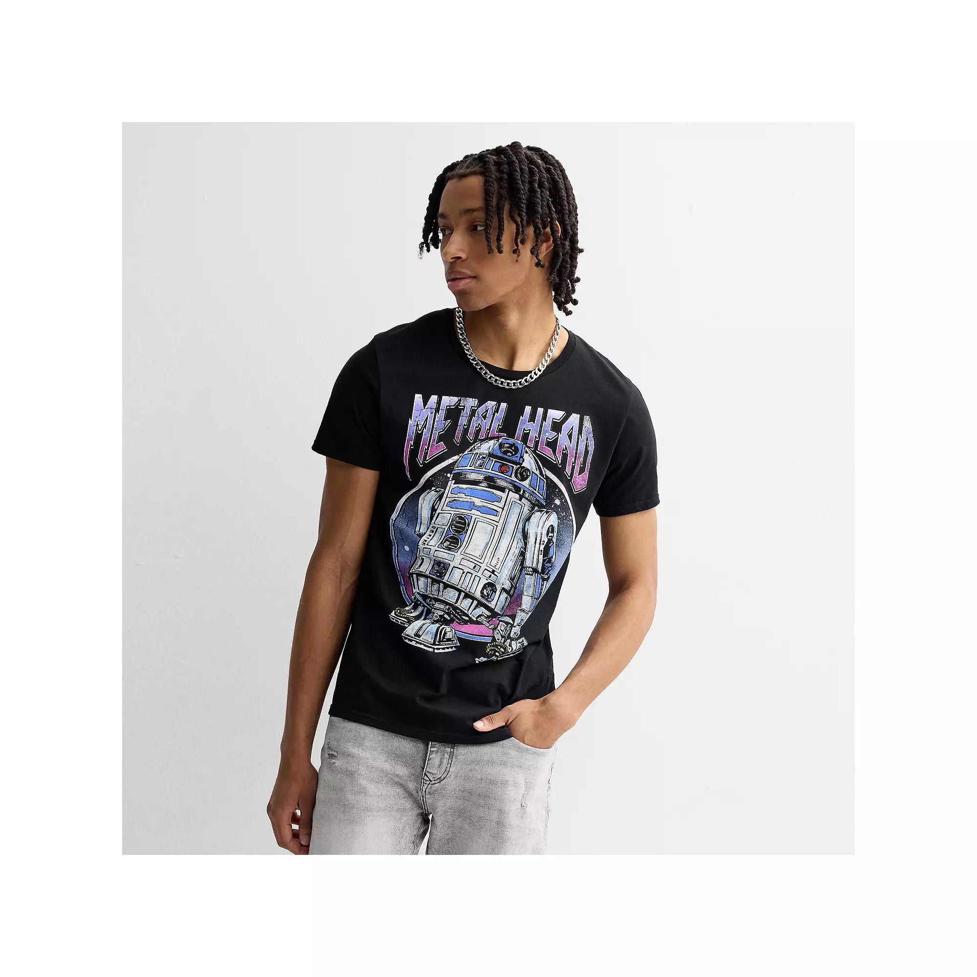 Men's Star Wars Metal Droid Graphic Tee, Size: Small, Black Product Image