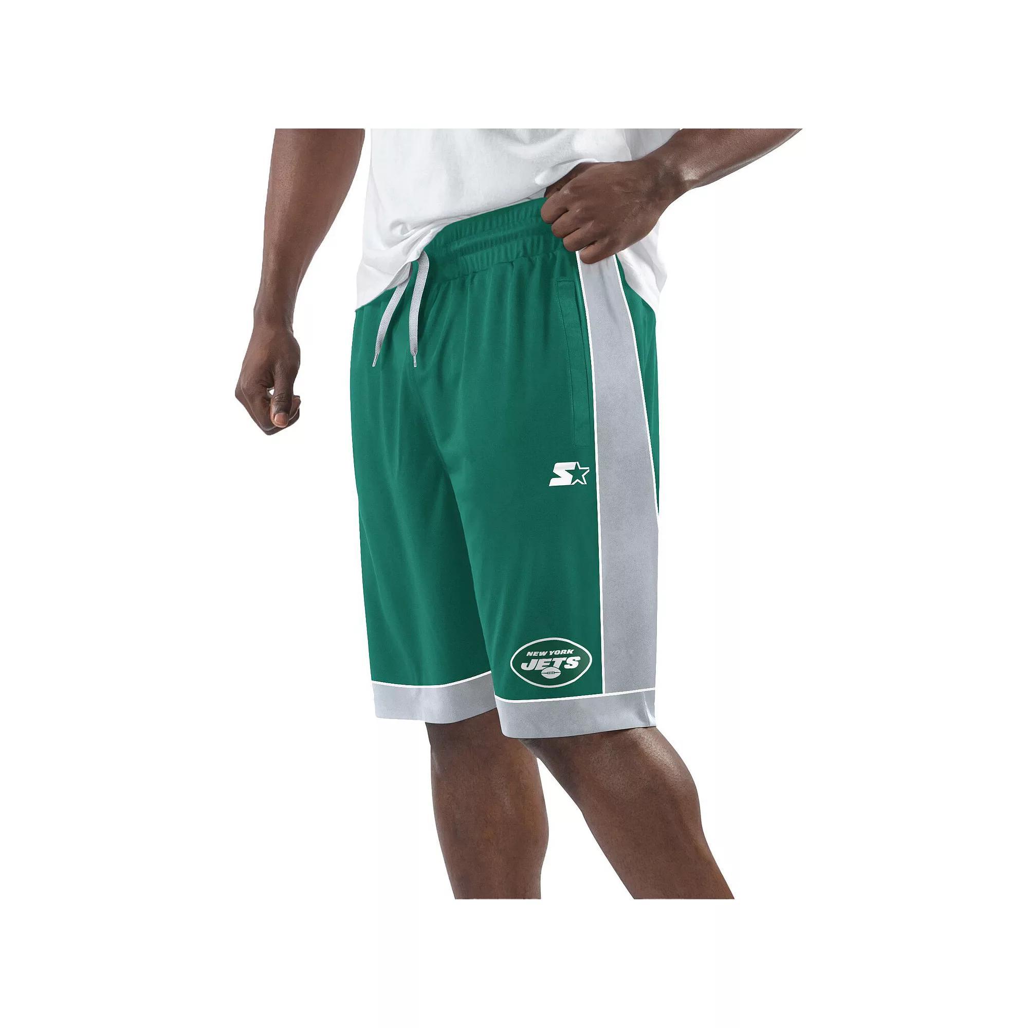 Men's Starter Navy/Red New England Patriots Fan Favorite Fashion Shorts, Size: Large, Blue Product Image