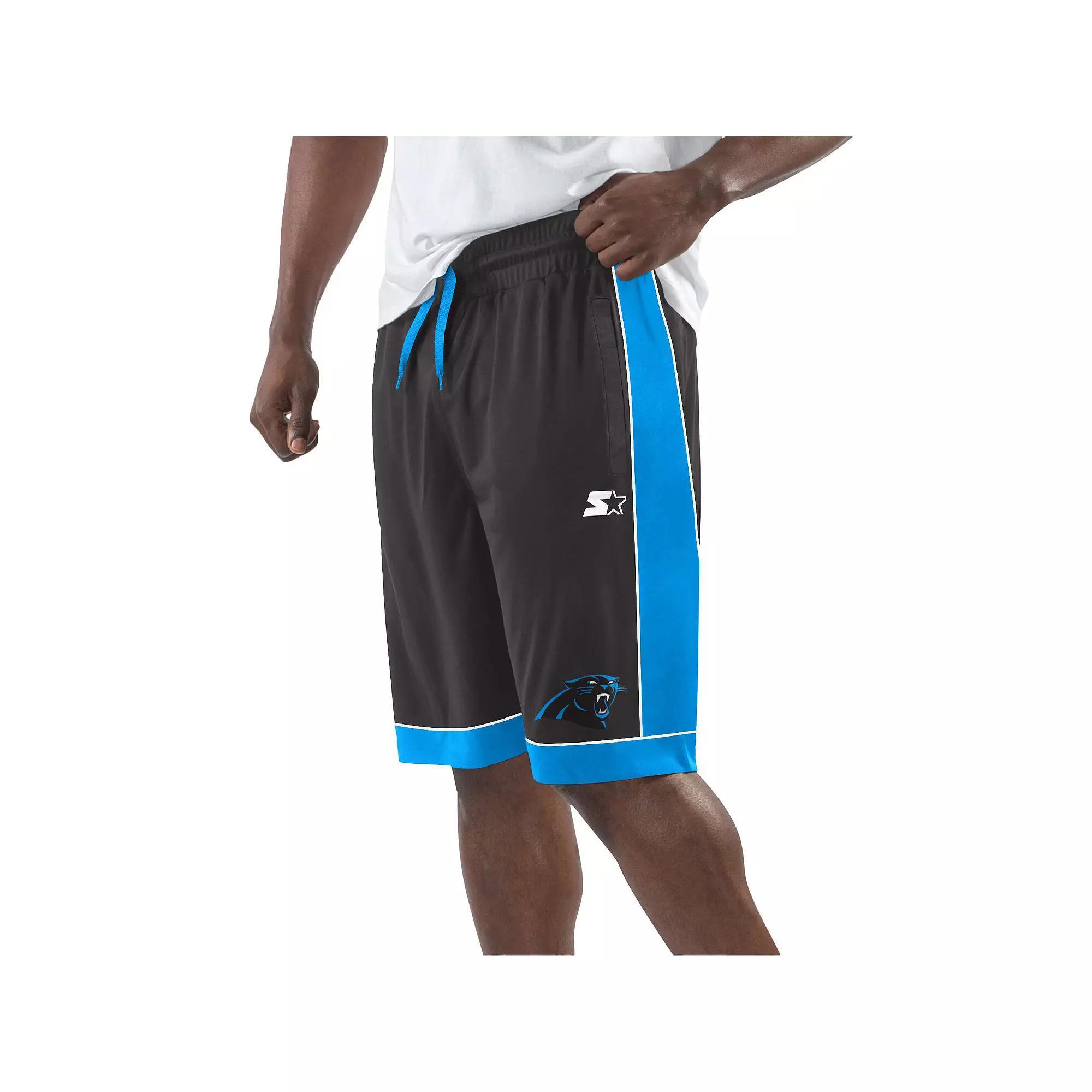 Men's Starter Navy/Red New England Patriots Fan Favorite Fashion Shorts, Size: Large, Blue Product Image