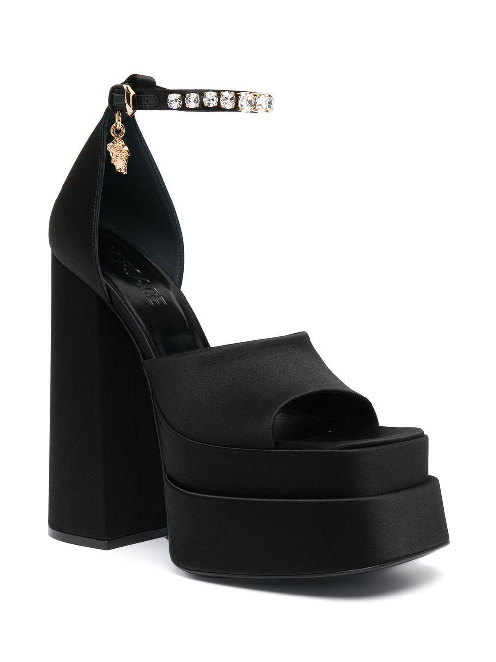 Medusa charm platform sandals Product Image