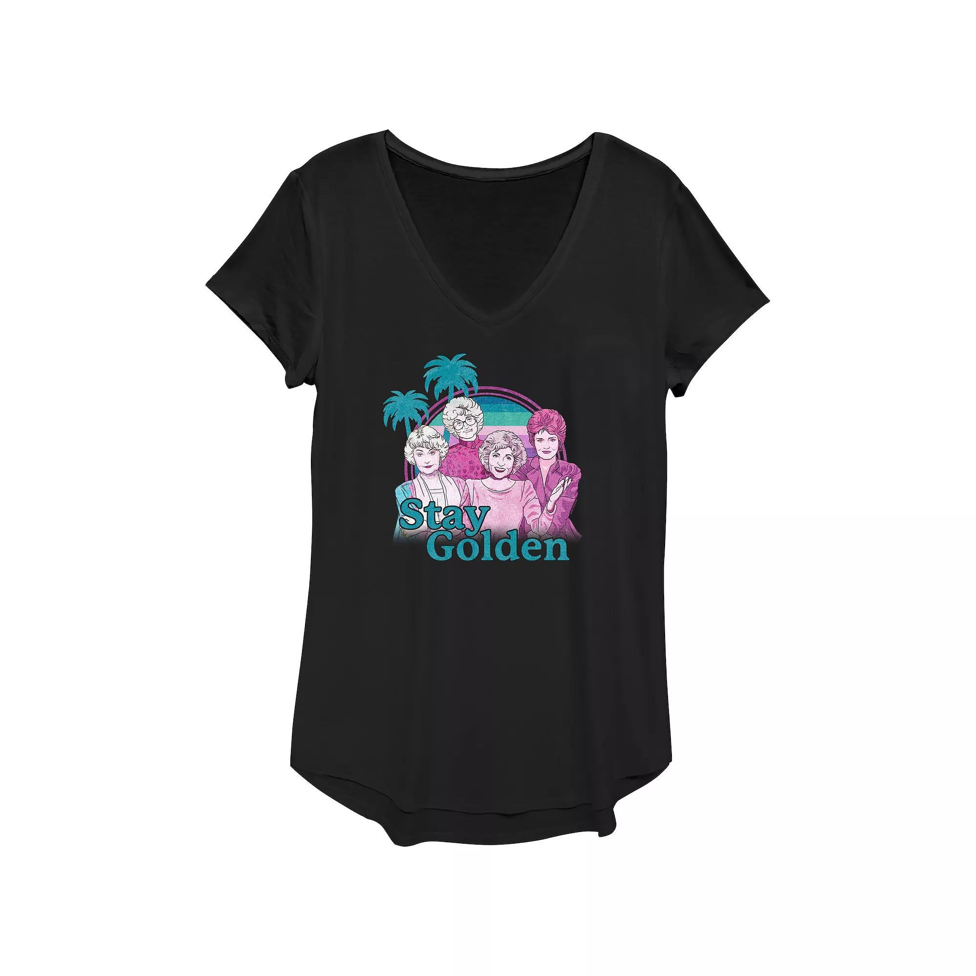 Womens The Golden Girls Stay Golden Graphic Tee Product Image