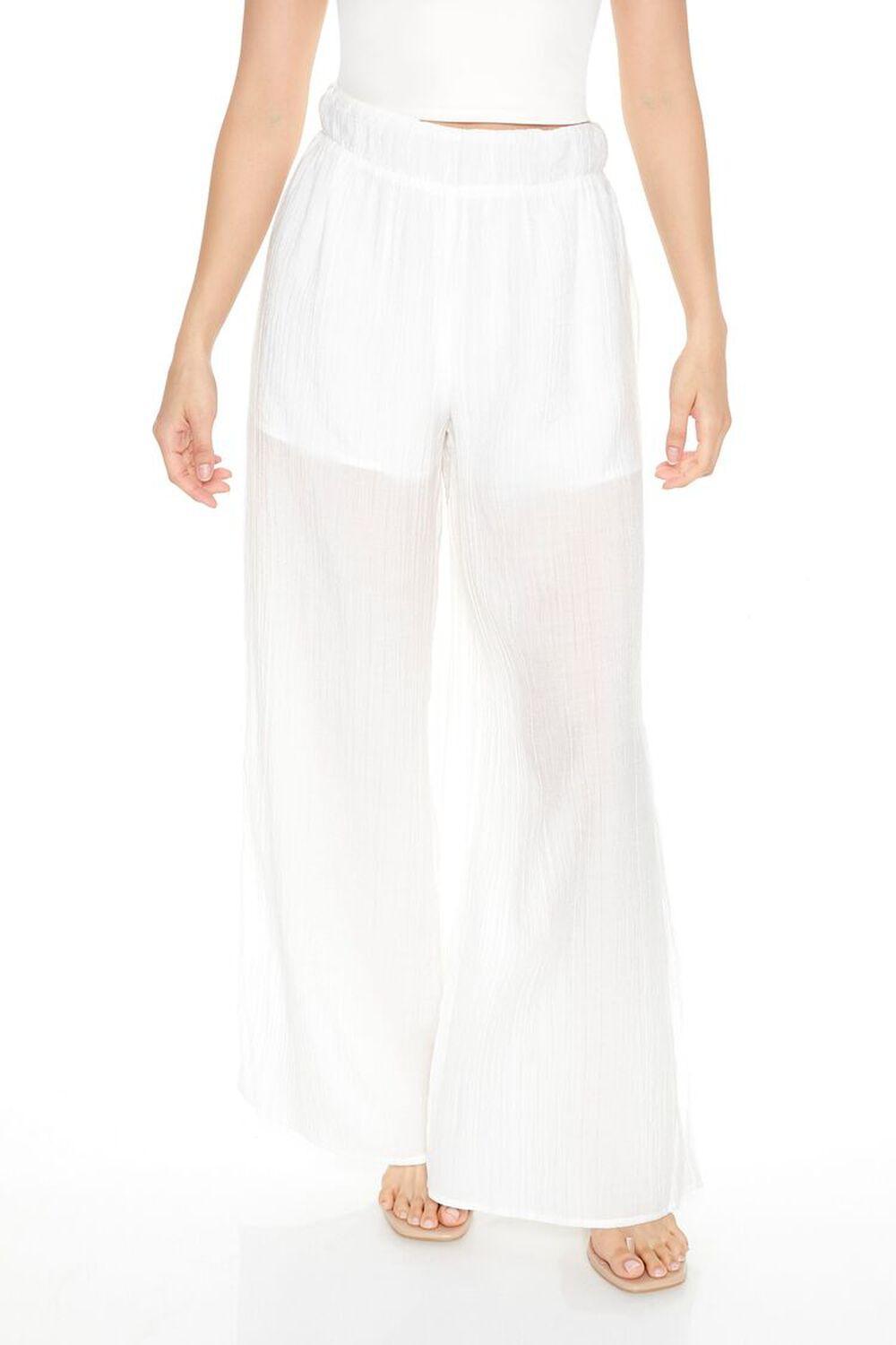 High-Rise Wide-Leg Pants | Forever 21 Product Image