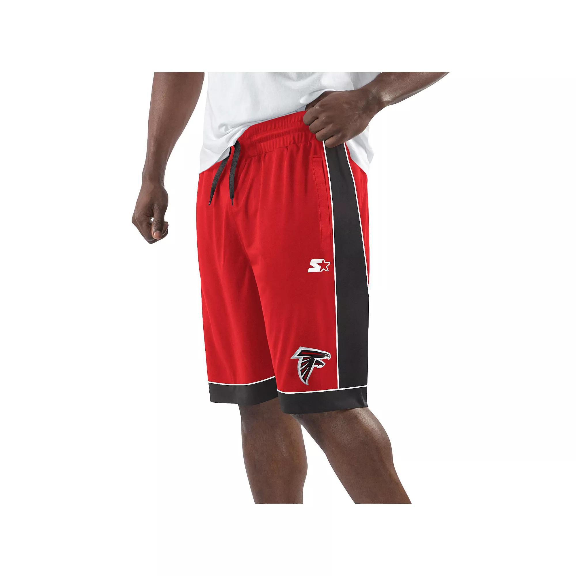 Men's Starter Navy/Red New England Patriots Fan Favorite Fashion Shorts, Size: Large, Blue Product Image