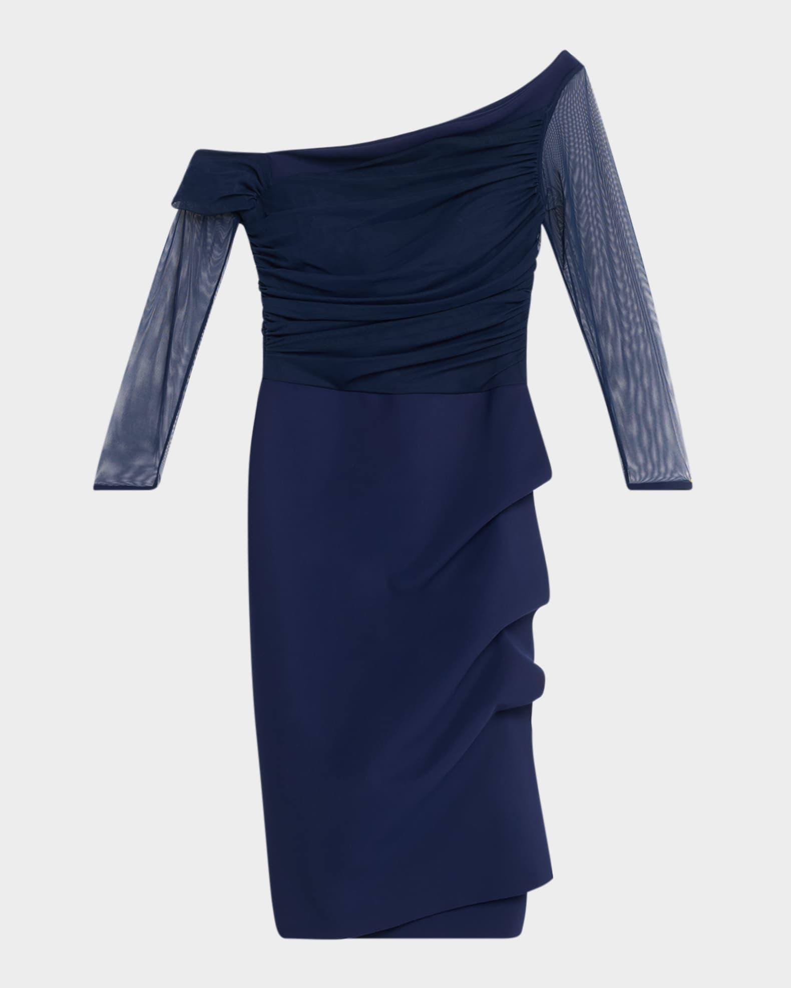 Riplania Ruched One-Shoulder Dress Product Image