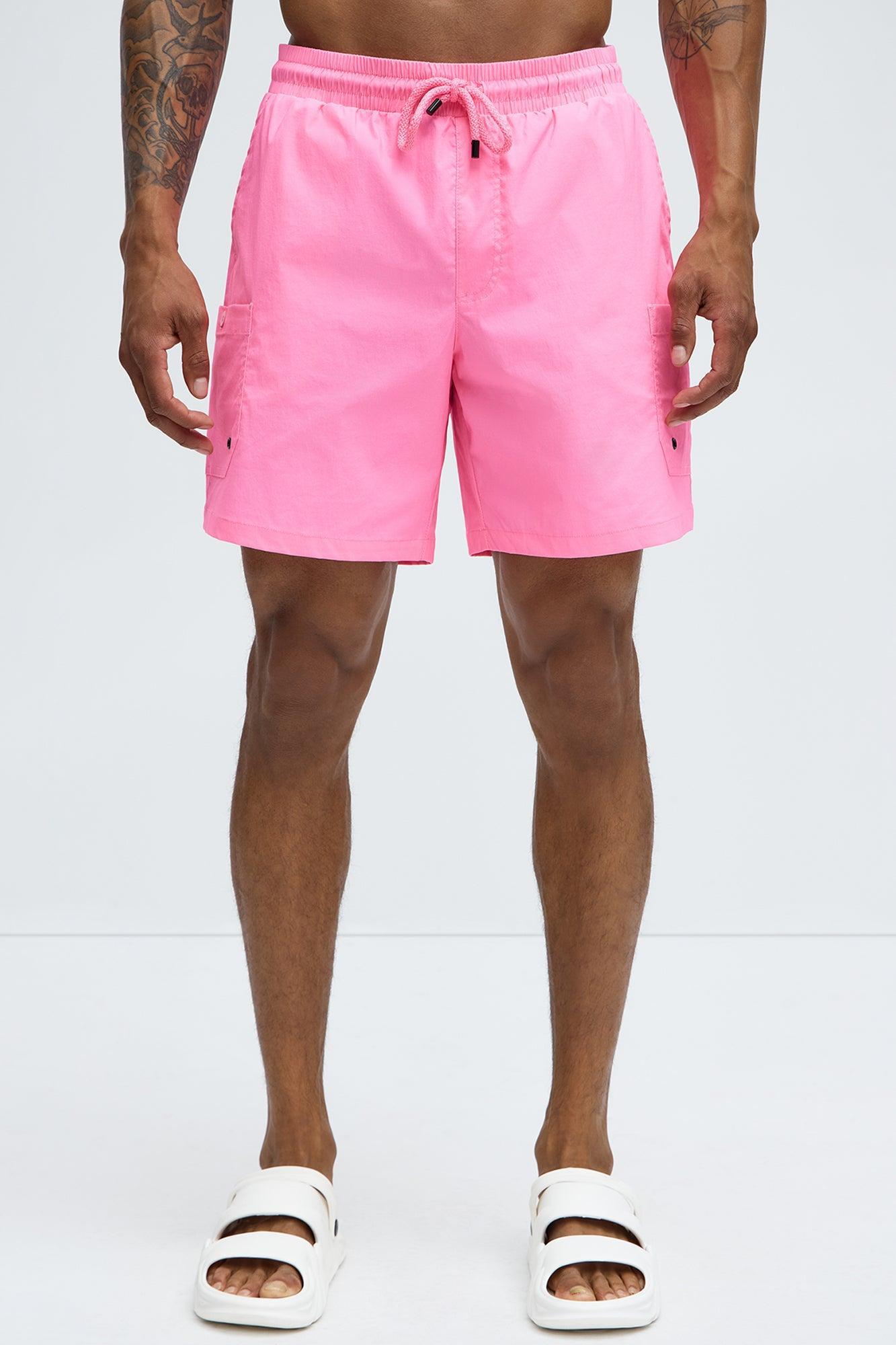 Fortified Pocket Swim Classic Trunk - Pink Product Image