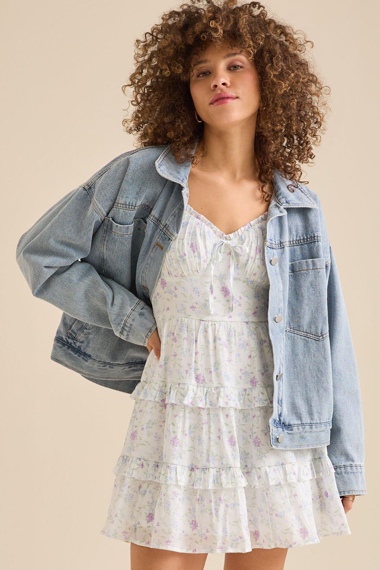 Julia Floral Mini Dress Product Image