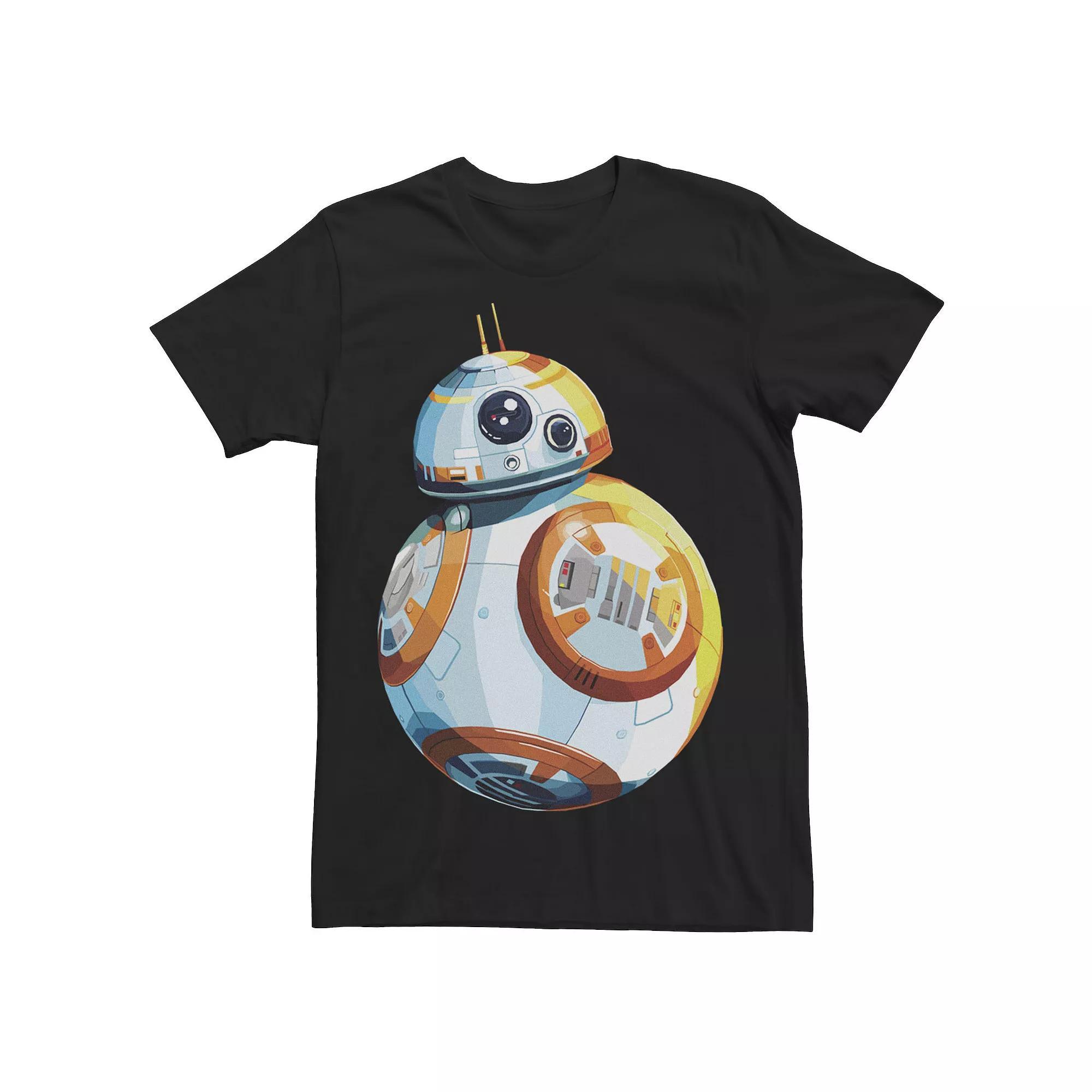 Men's Star Wars BB-8 Vibrant Portrait Tee, Size: Medium, Black Product Image