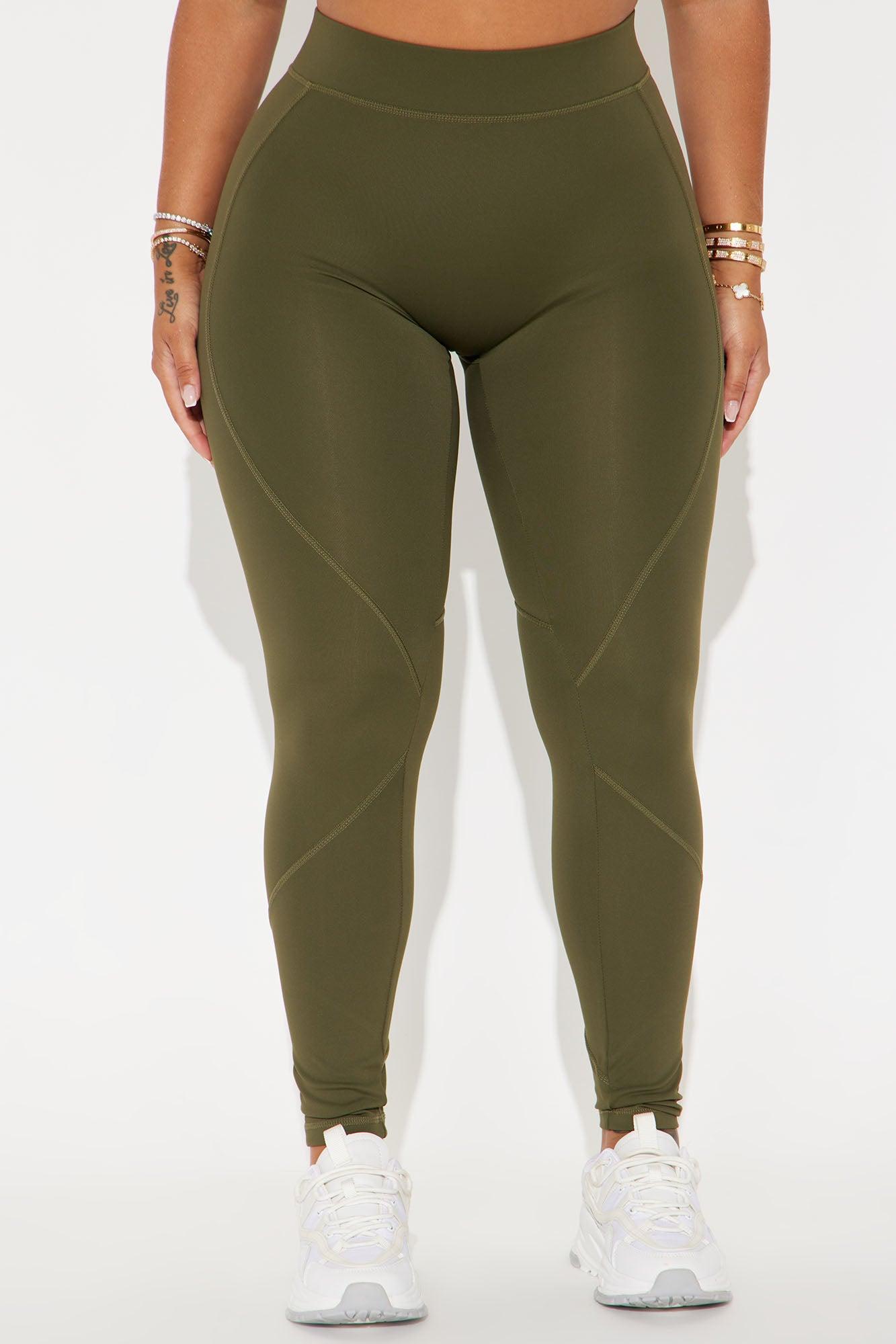 Nature Nomad Super Soft Active Legging - Olive Product Image