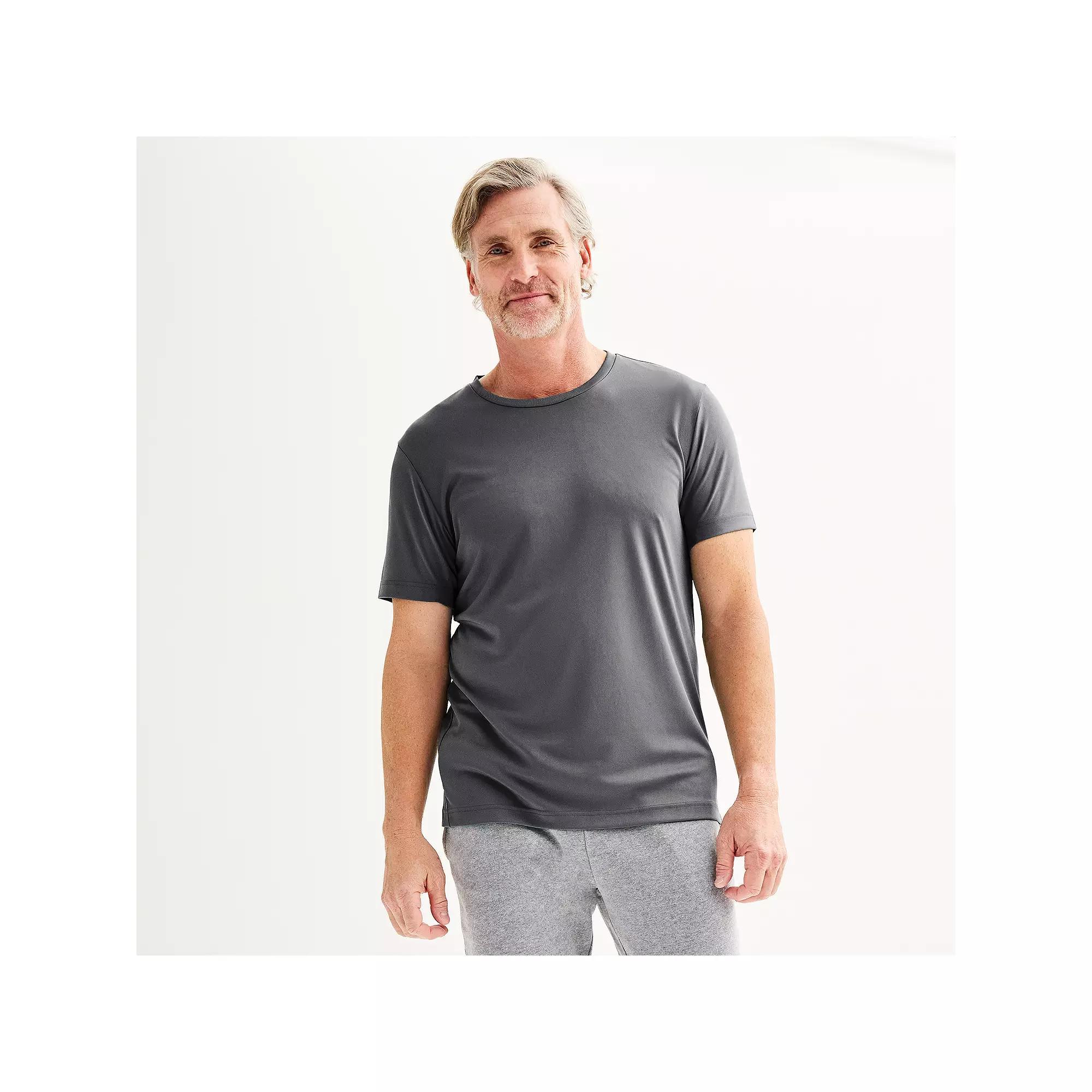 Men's Tek Gear® Dry Tek Tee, Size: Large, Hawk Grey Product Image