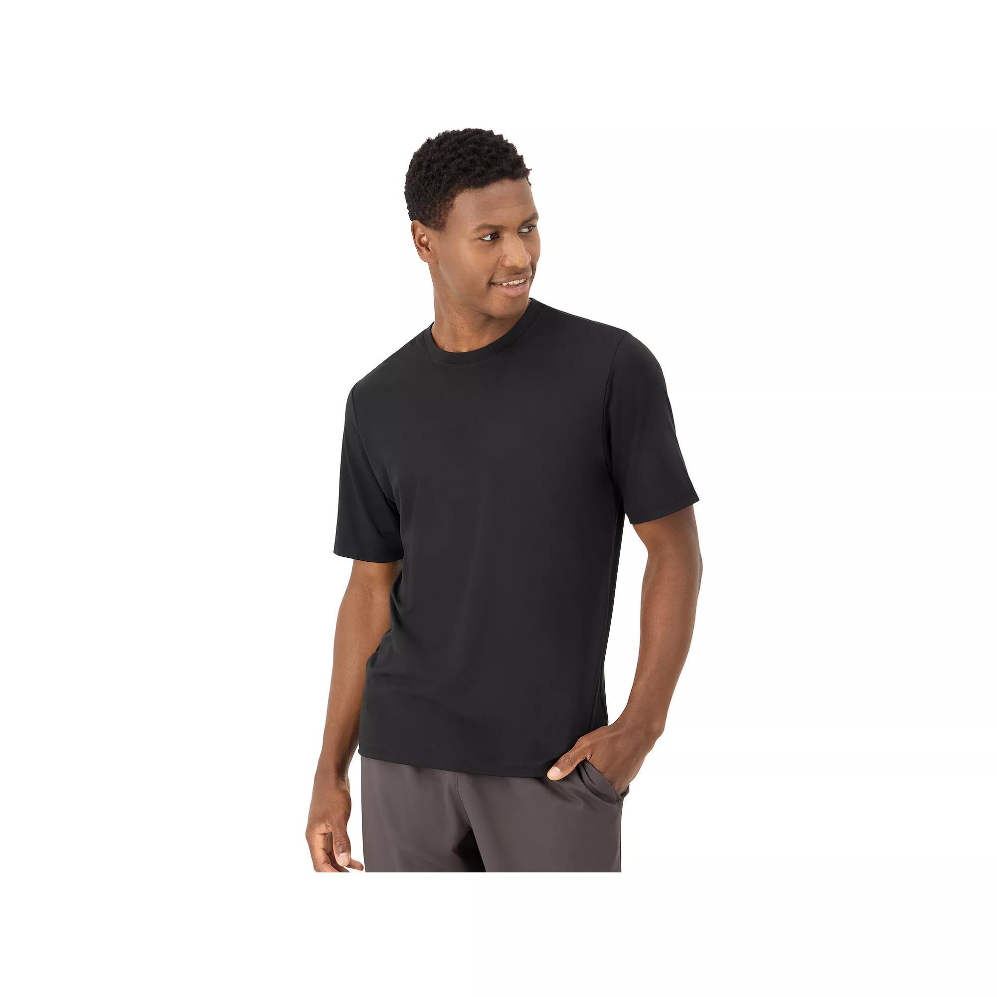 Men's Hanes Moves™ Short Sleeve Performance Tee, Size: XXL, Tubing Grey Product Image