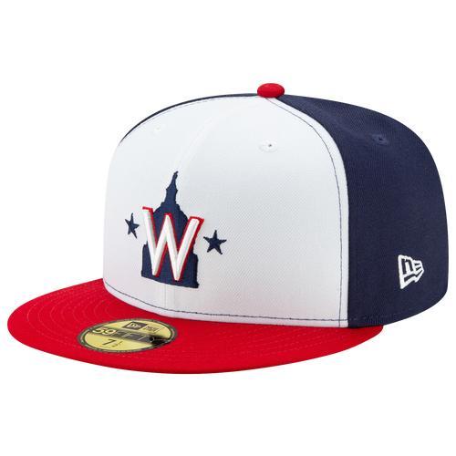 Men's New Era White Washington Nationals Alternate 2 2020 Authentic Collection On-Field 59FIFTY Fitted Hat, Size: 7 Product Image