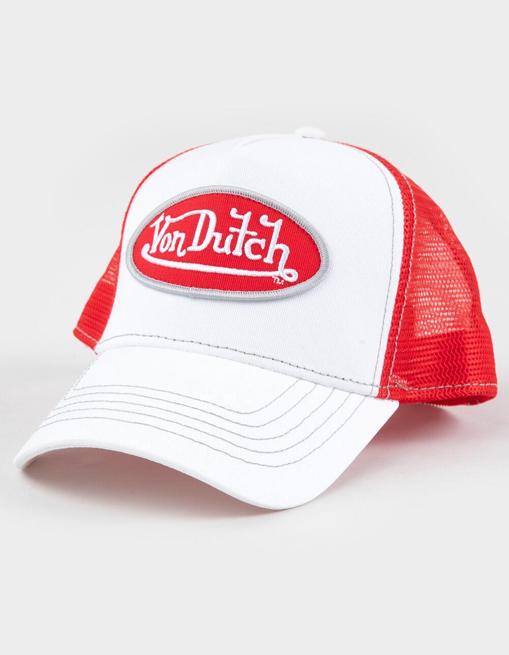 VON DUTCH Staple Trucker Hat - WHITE COMBO Product Image