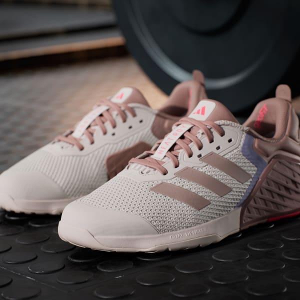 adidas Dropset 3 strength training shoes Lucid Pink 5 Womens Product Image
